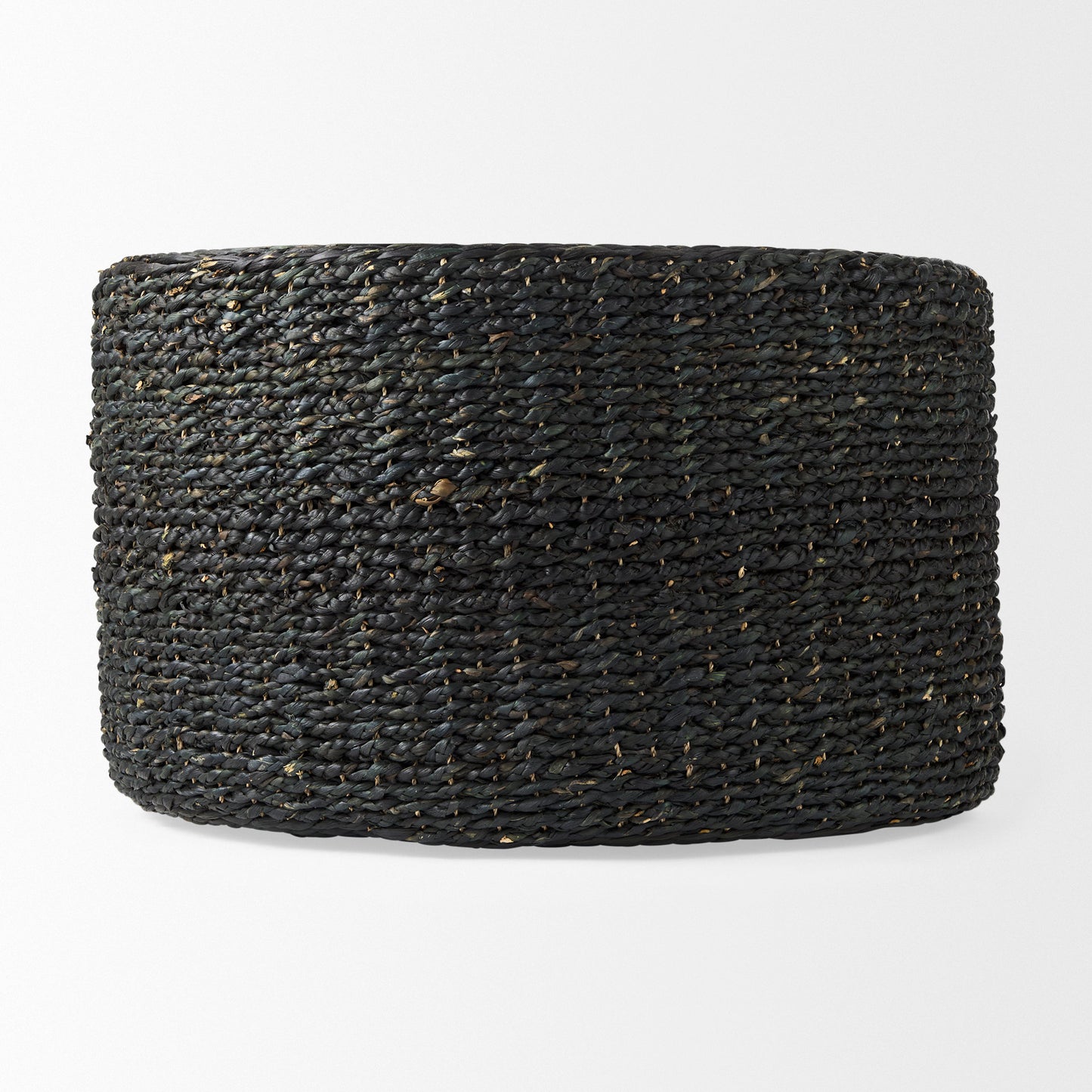 Dina Pouf Black Cornhusk | 29.5’’ - poufs