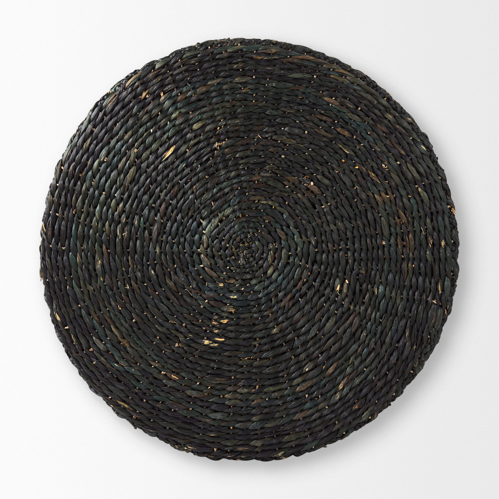 Dina Pouf Black Cornhusk | 29.5’’ - poufs