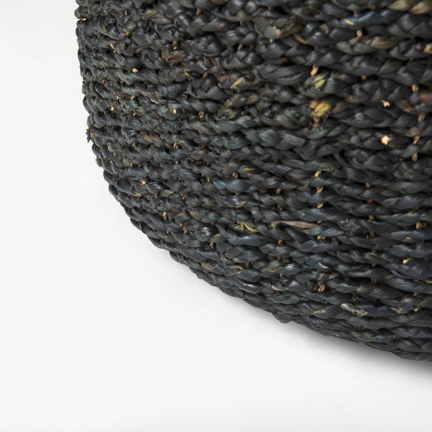 Dina Pouf Black Cornhusk | 29.5’’ - poufs