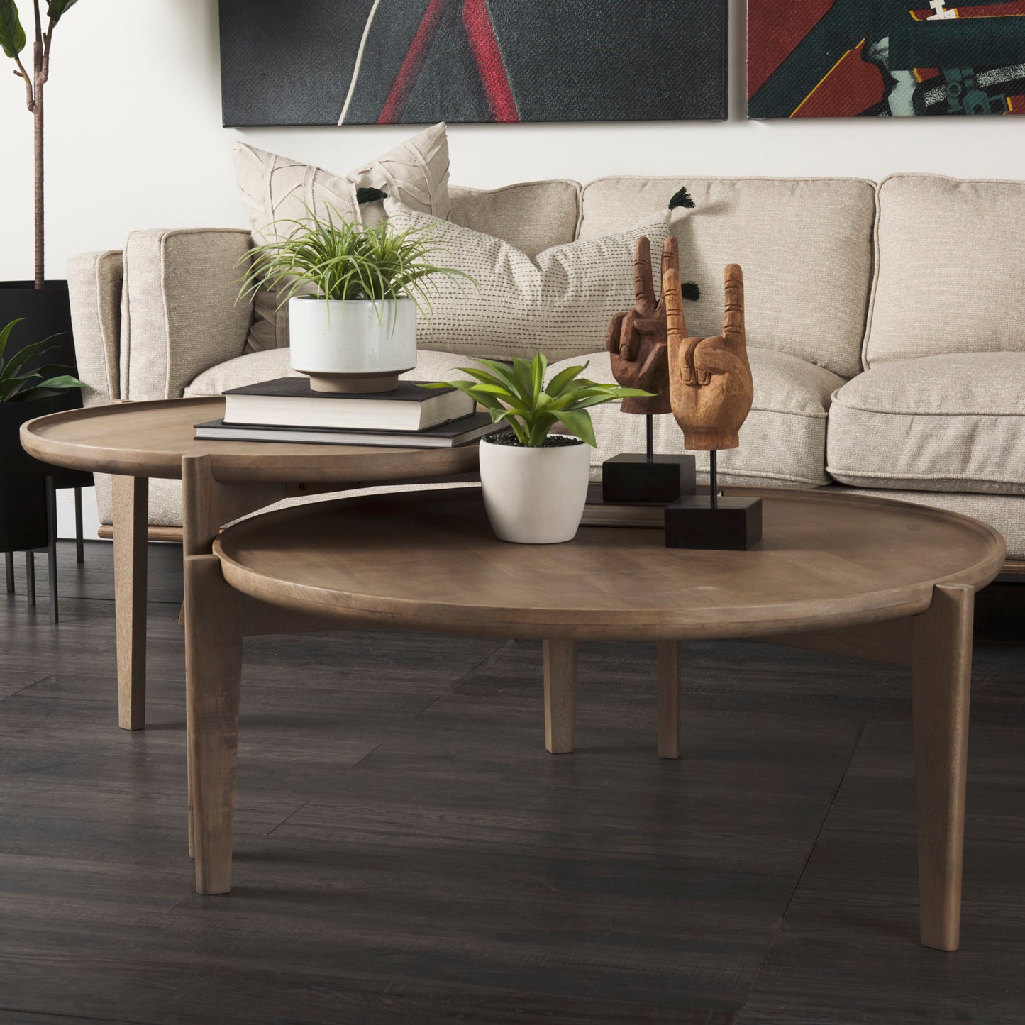 Cleaver Coffee Table Brown Wood - coffee-tables