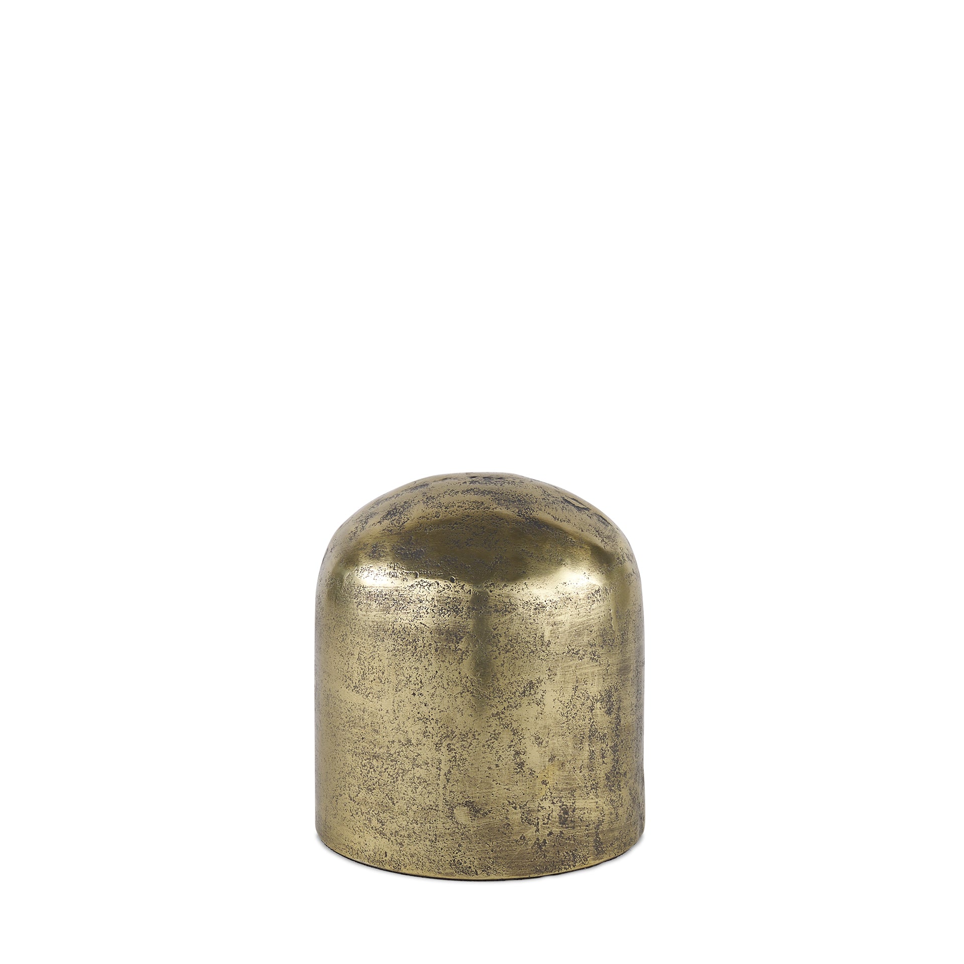 Quonset Short Brass Finished Aluminum Metal Ornament