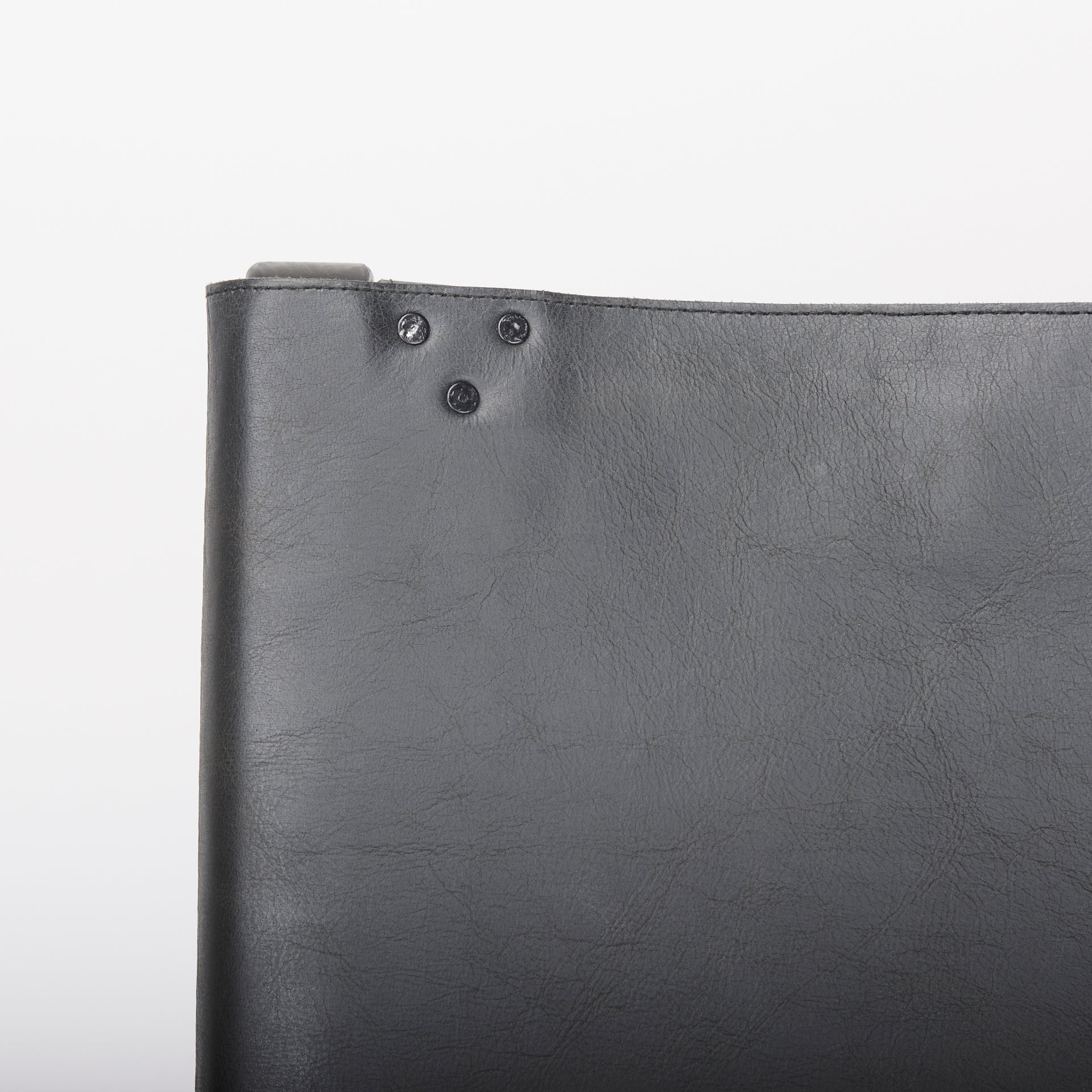 Elodie 24.4L x 33.9W x 30.7H Black Leather W/Black Stain Beech Wood Frame Accent Chair