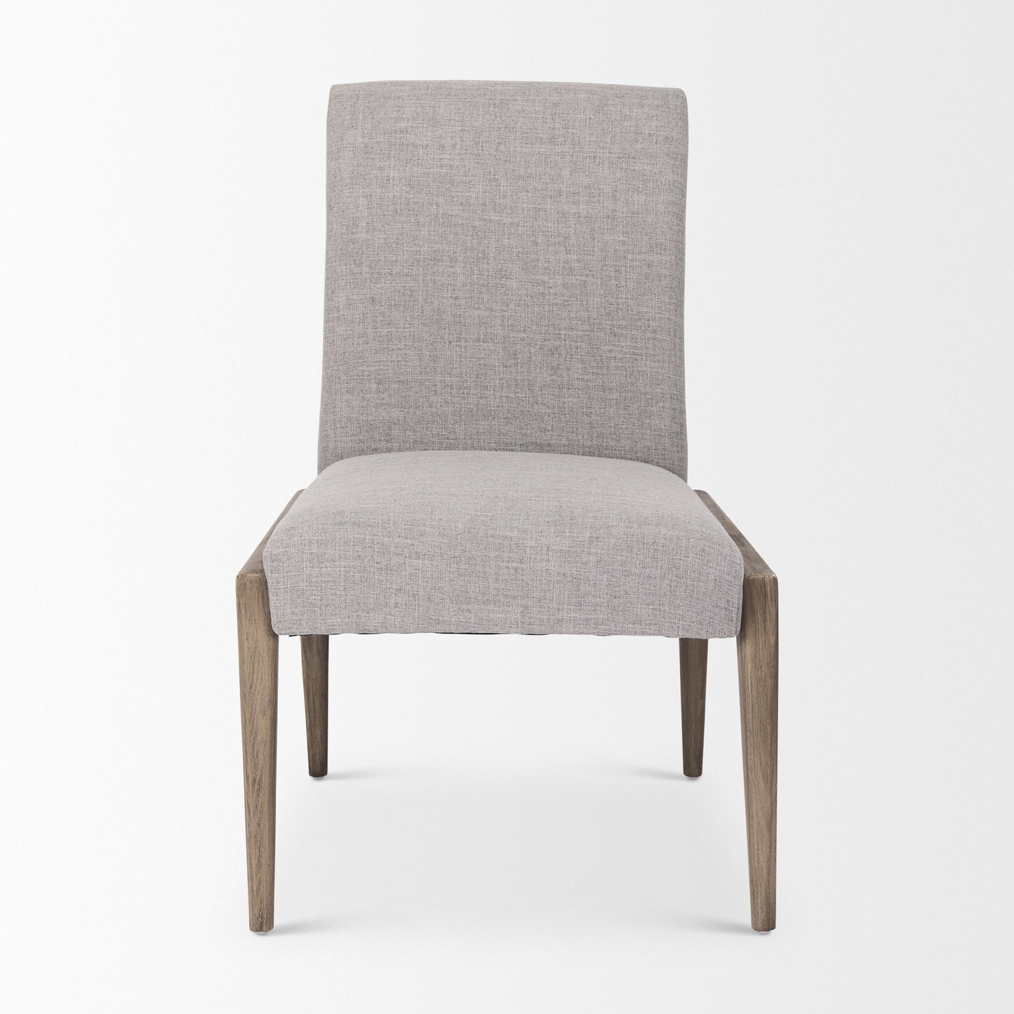 Palisades Dining Chair Gray | Brown Wood - dining-chairs