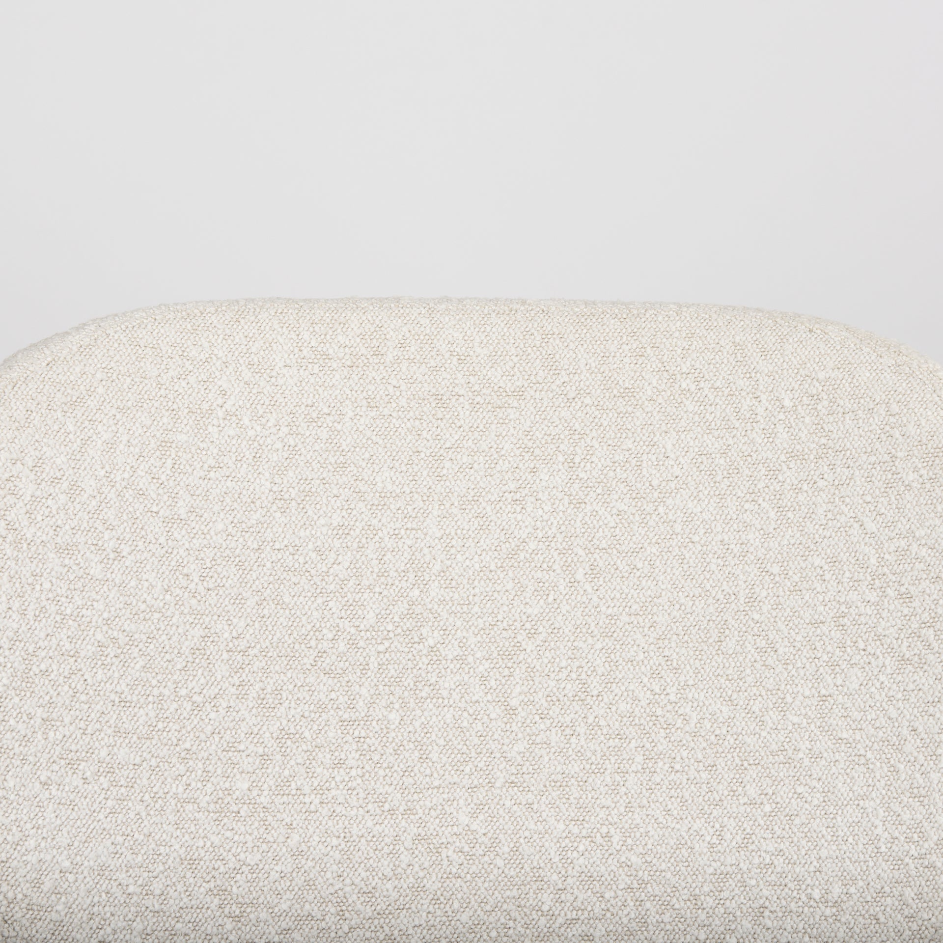 Amelia Accent Chair Cream Bouclé Fabric | Black Metal - accent-chairs