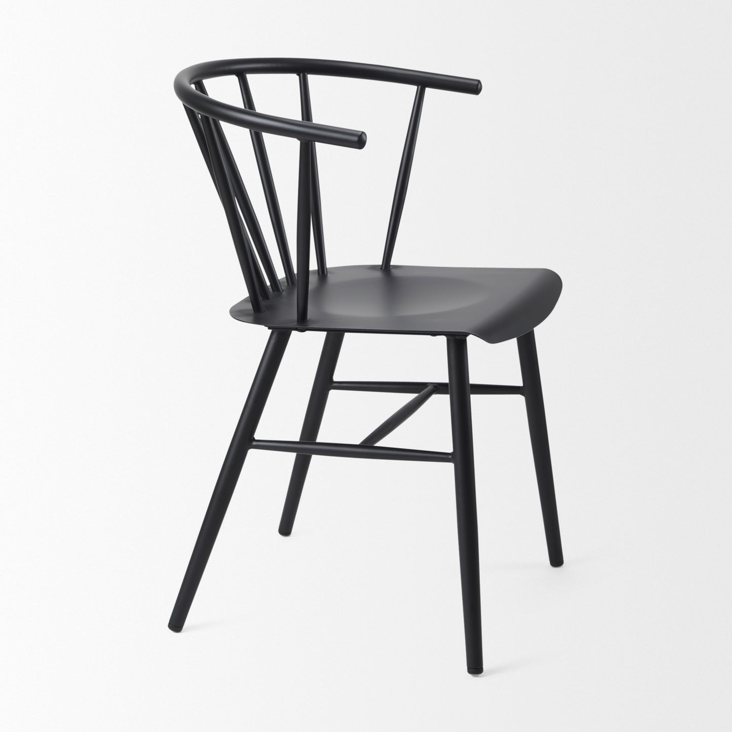 Colin Dining Chair Black Metal - dining-chairs