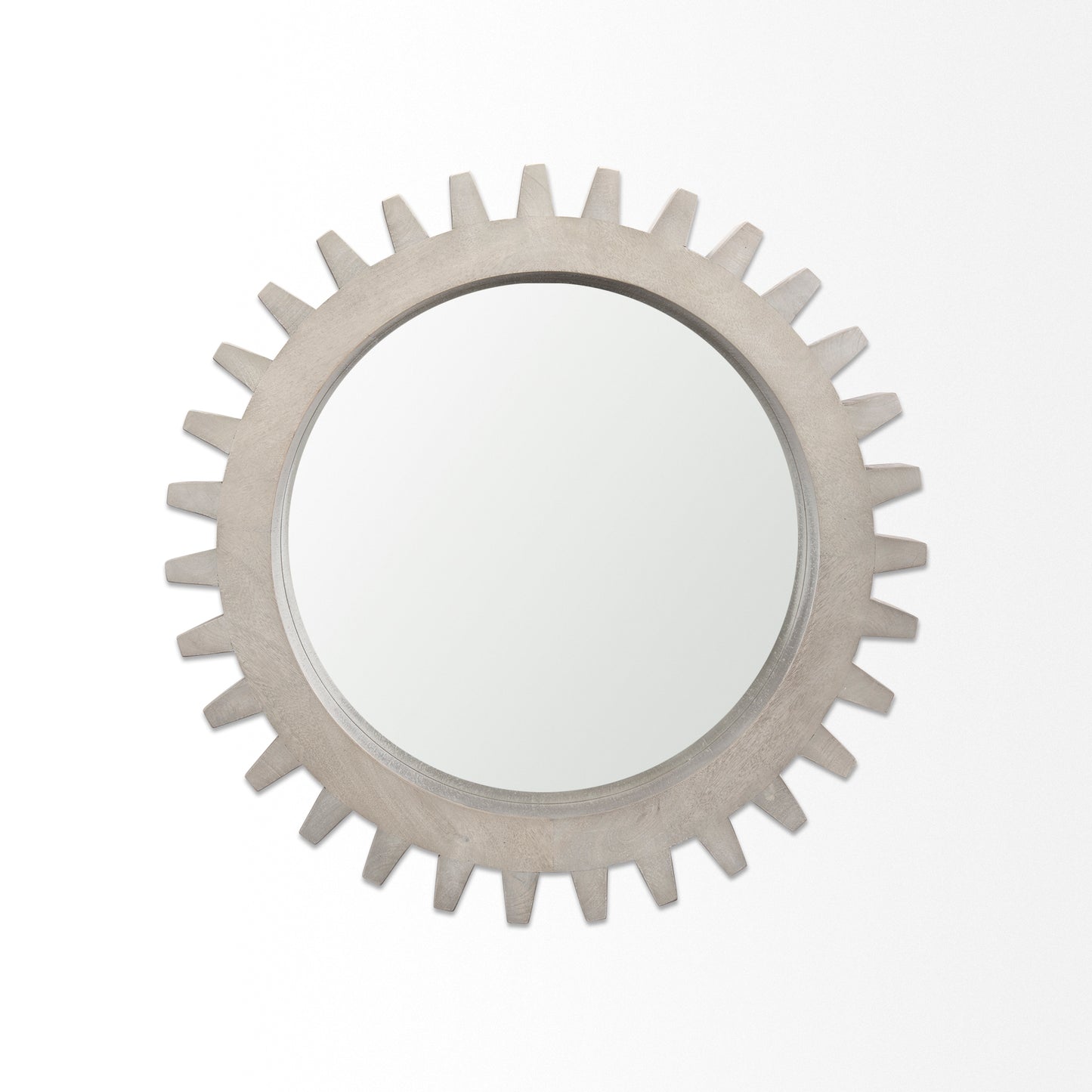 Cog Wall Mirror Sundance Gray Wood | 26’’ | Sundance - wall-mirrors-grouped