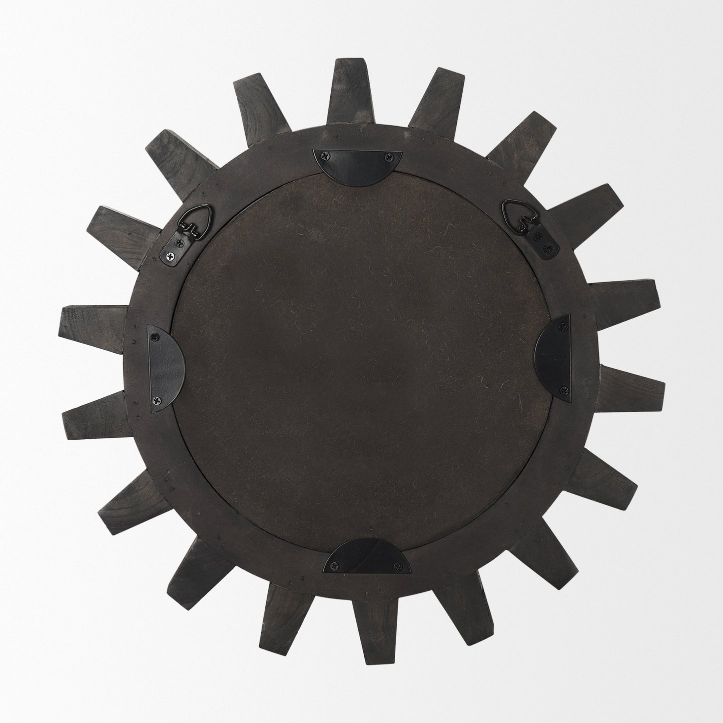 Cog Wall Mirror Sundance Black Wood | 17’’ | Sundance - wall-mirrors-grouped