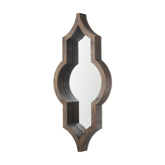 Tamanar Wall Mirror Brown Wood - wall-mirrors-grouped