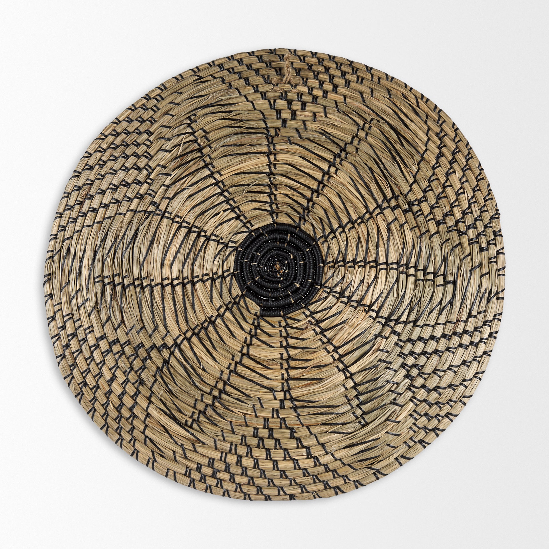 Mekhi Wall Decor Brown Seagrass | Black String - alternative-wall-decor