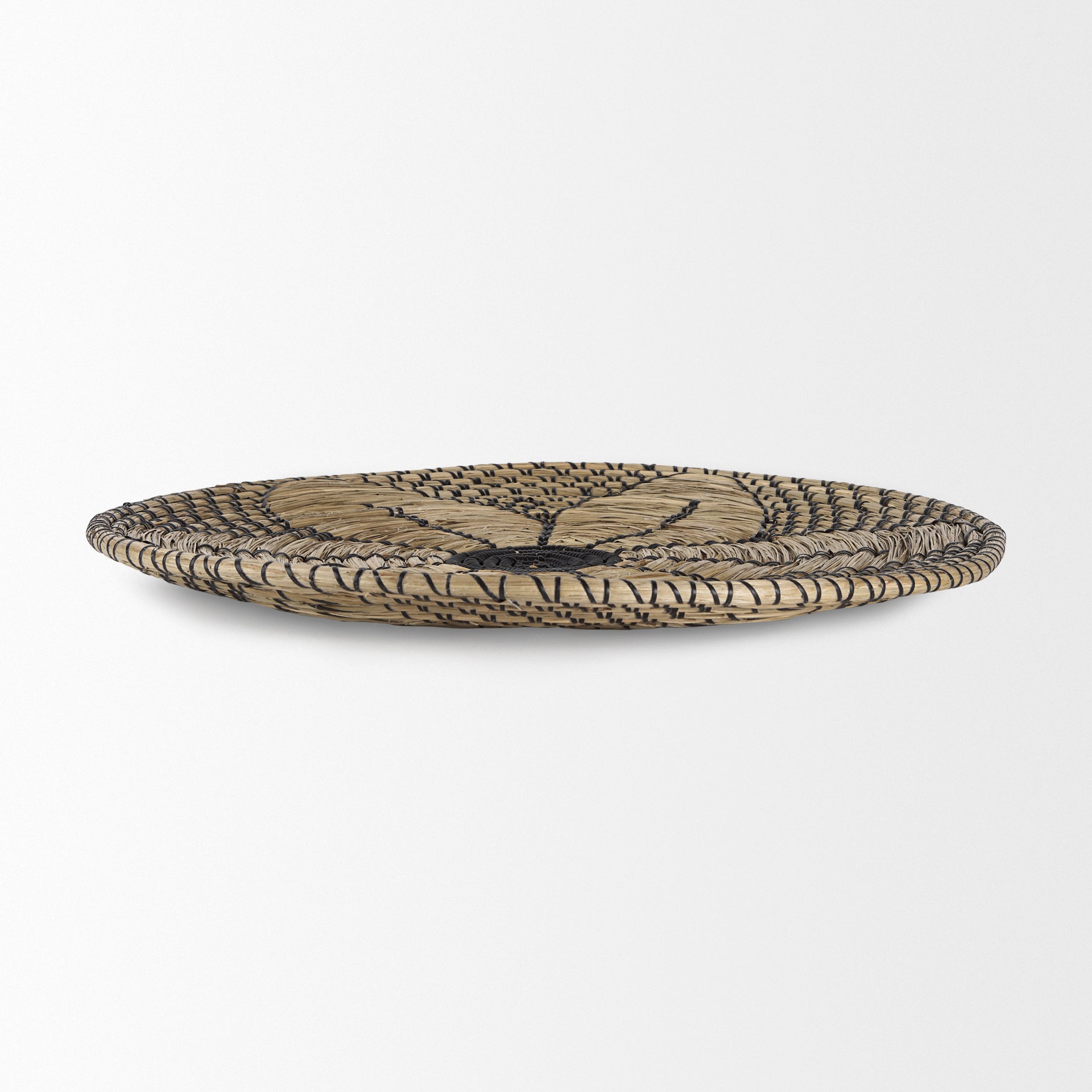 Mekhi Wall Decor Brown Seagrass | Black String - alternative-wall-decor