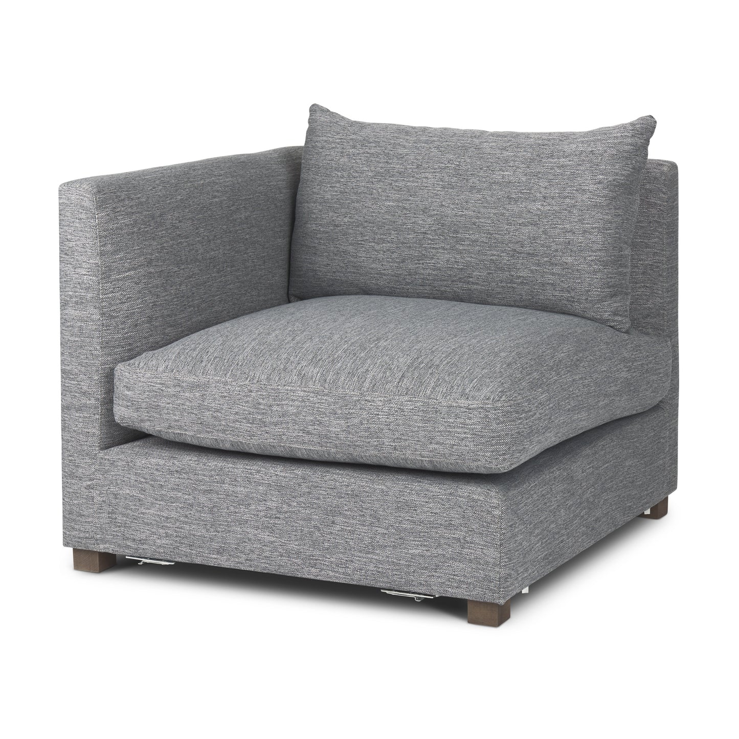 Valence 37.8L x 38.6W x 28.3H Castlerock Gray Corner Sectional Piece