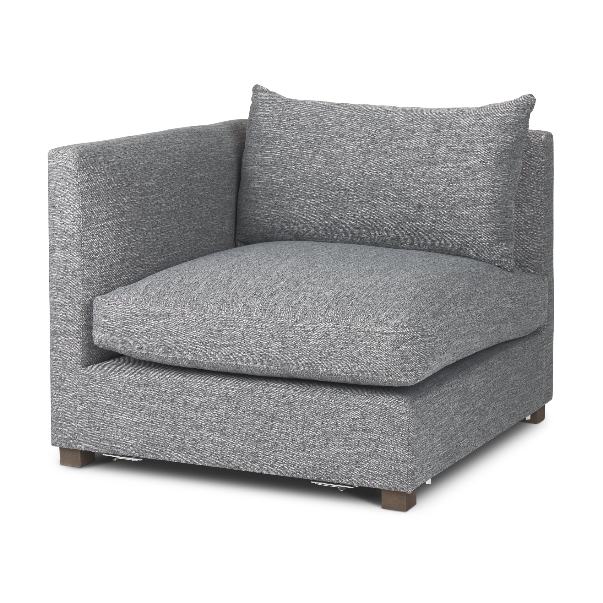 Valence 37.8L x 38.6W x 28.3H Castlerock Gray Corner Sectional Piece