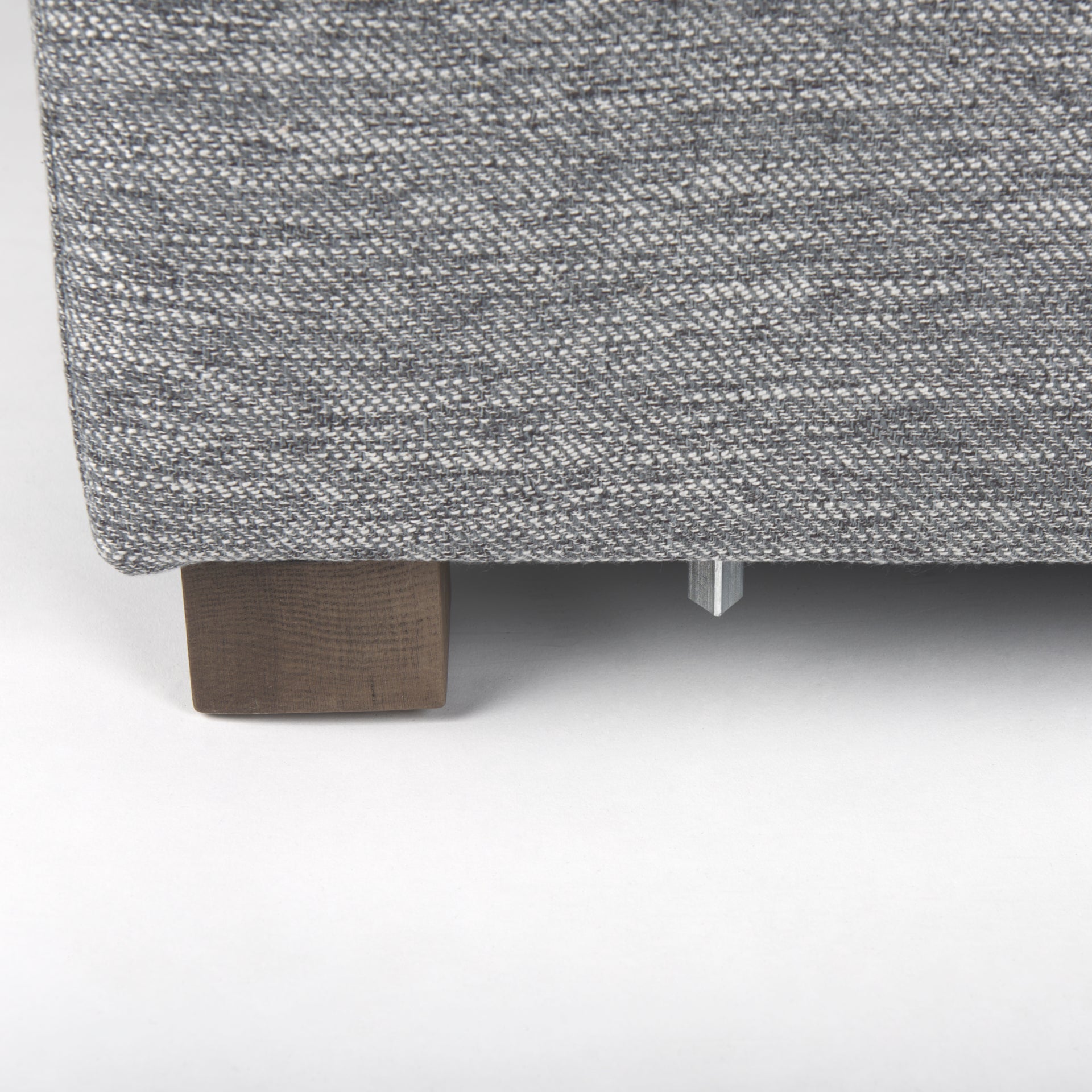 Valence 3 Piece (W/ 2 x Ottoman) Castlerock Gray Modular Sofa Set