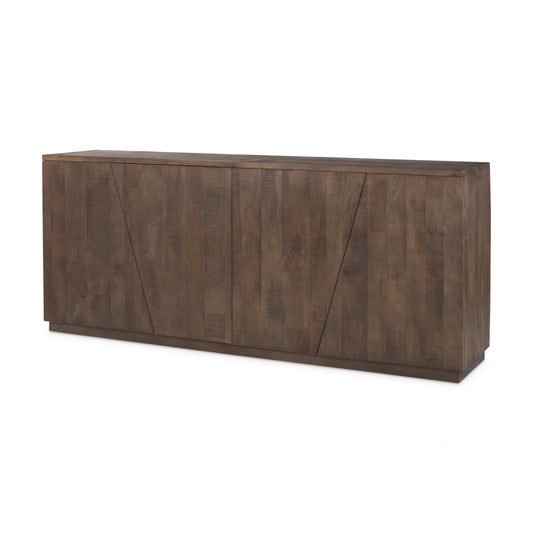 West Sideboard Medium Brown Wood - sideboards-and-buffets