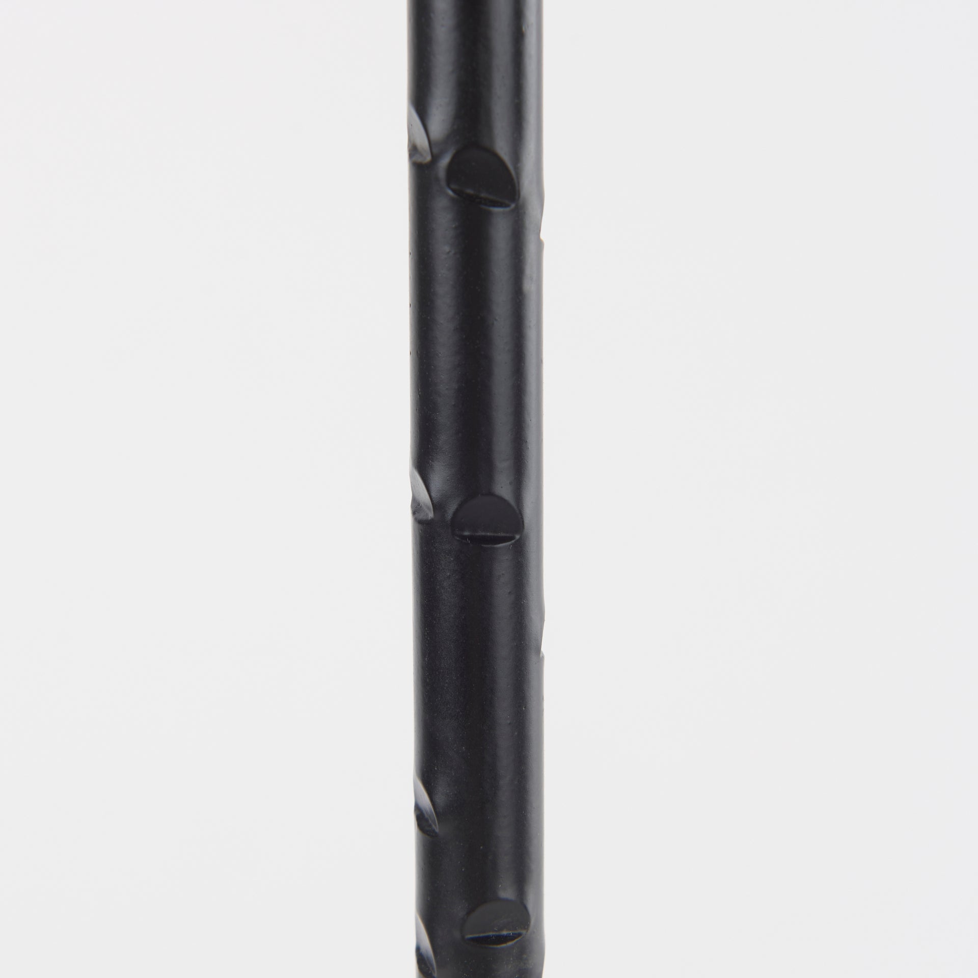 Porter 5.0L x 5.0W x 18.0H Medium Black Iron Candle Holder