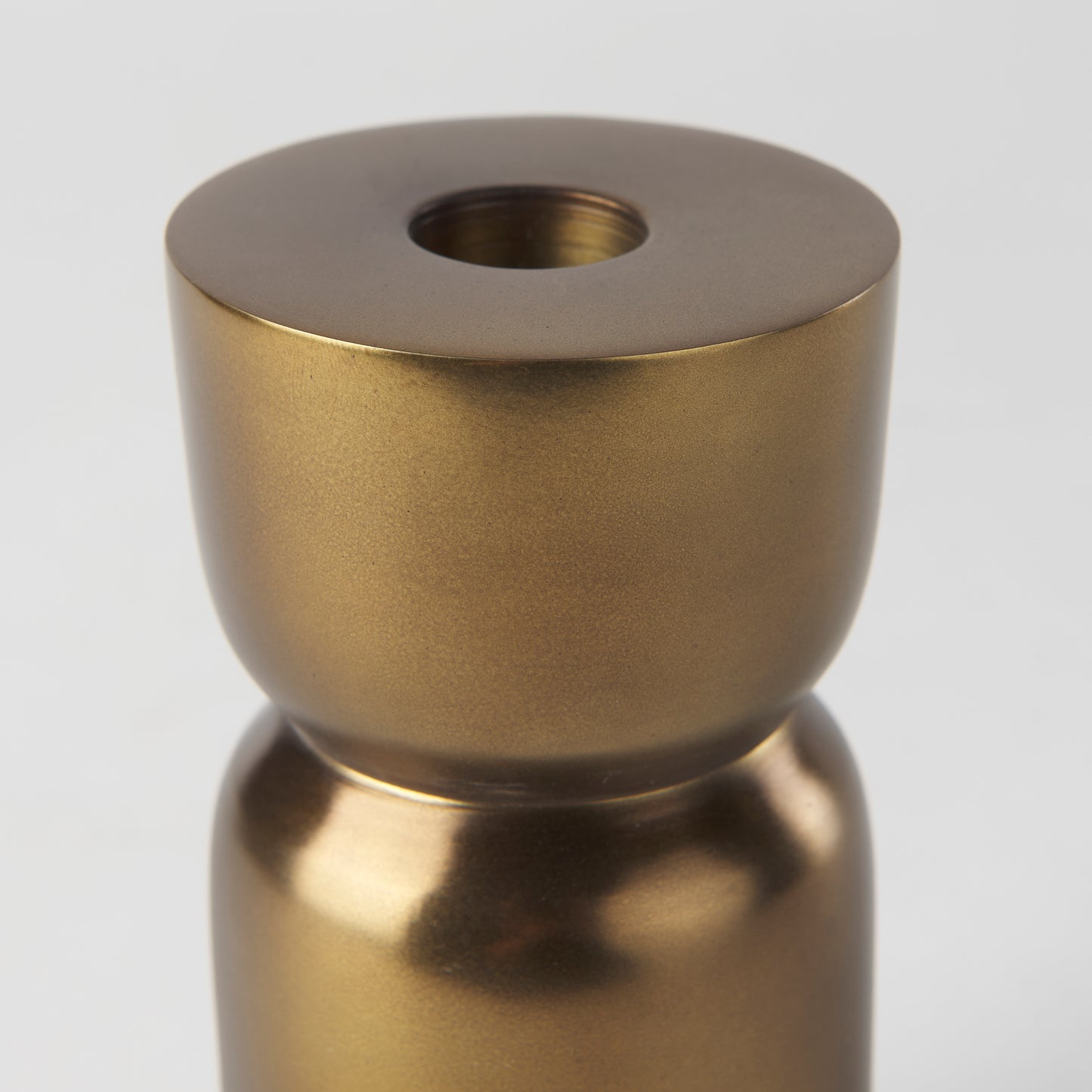 Malta Aluminum Candle Holder Small