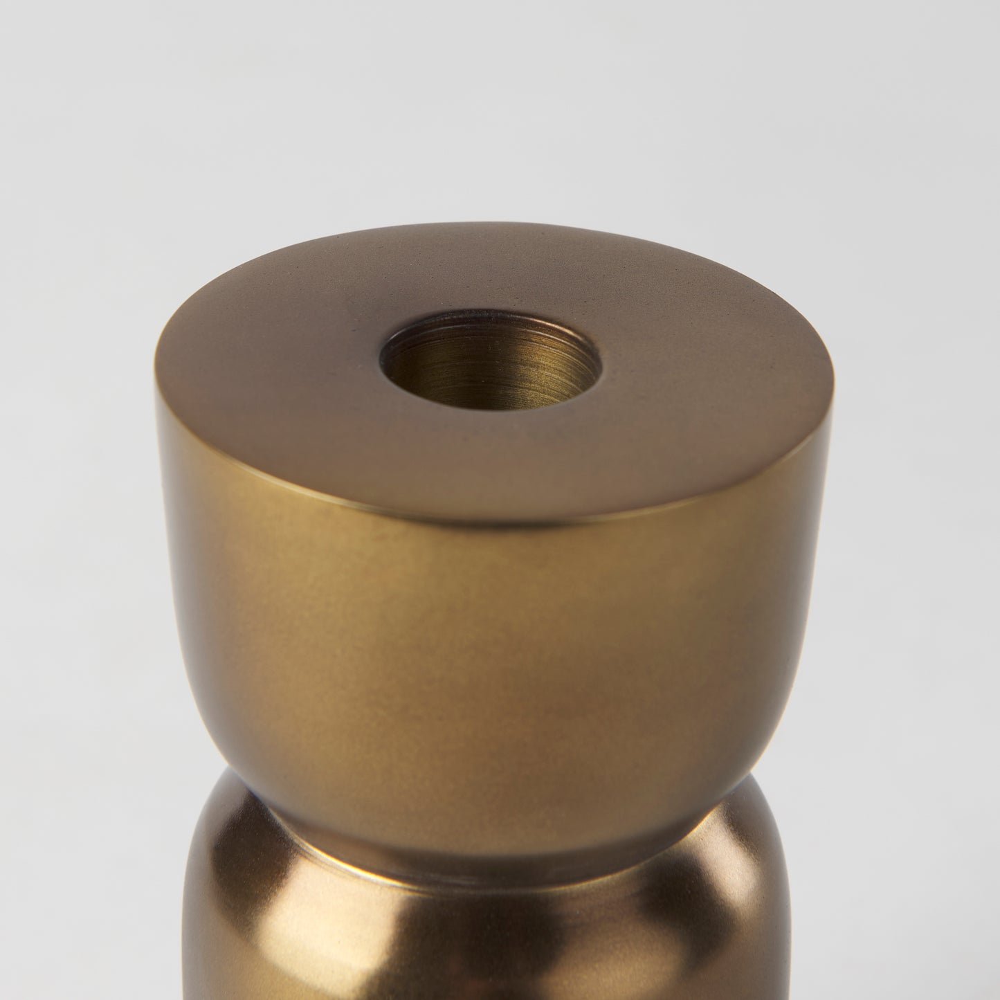 Malta Aluminum Candle Holder Small