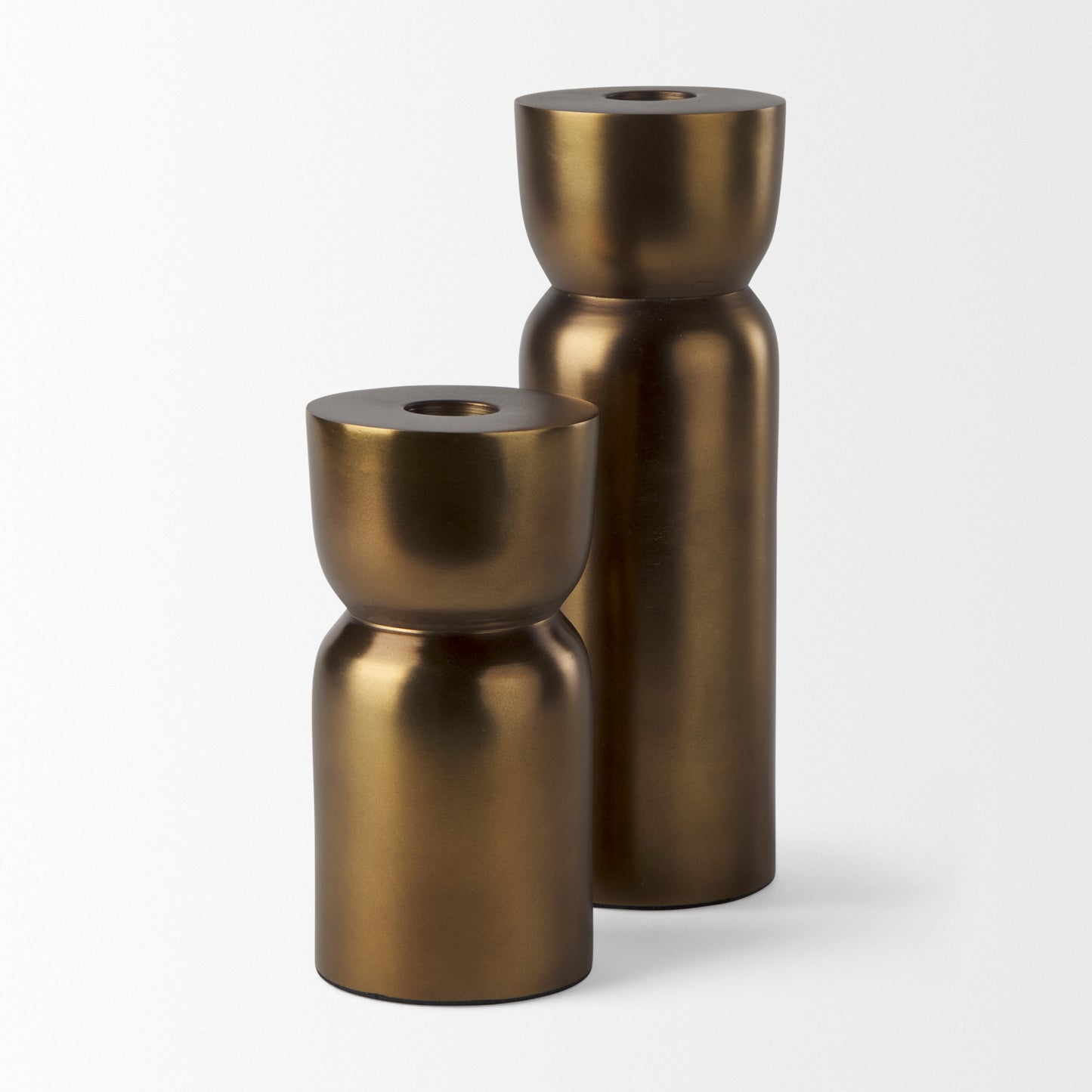 Malta Aluminum Candle Holder Small
