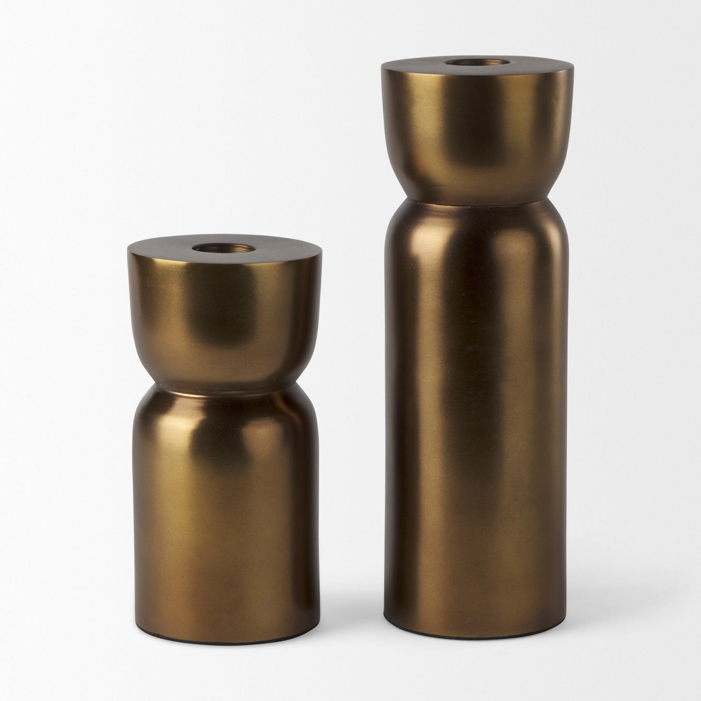 Malta Aluminum Candle Holder Small