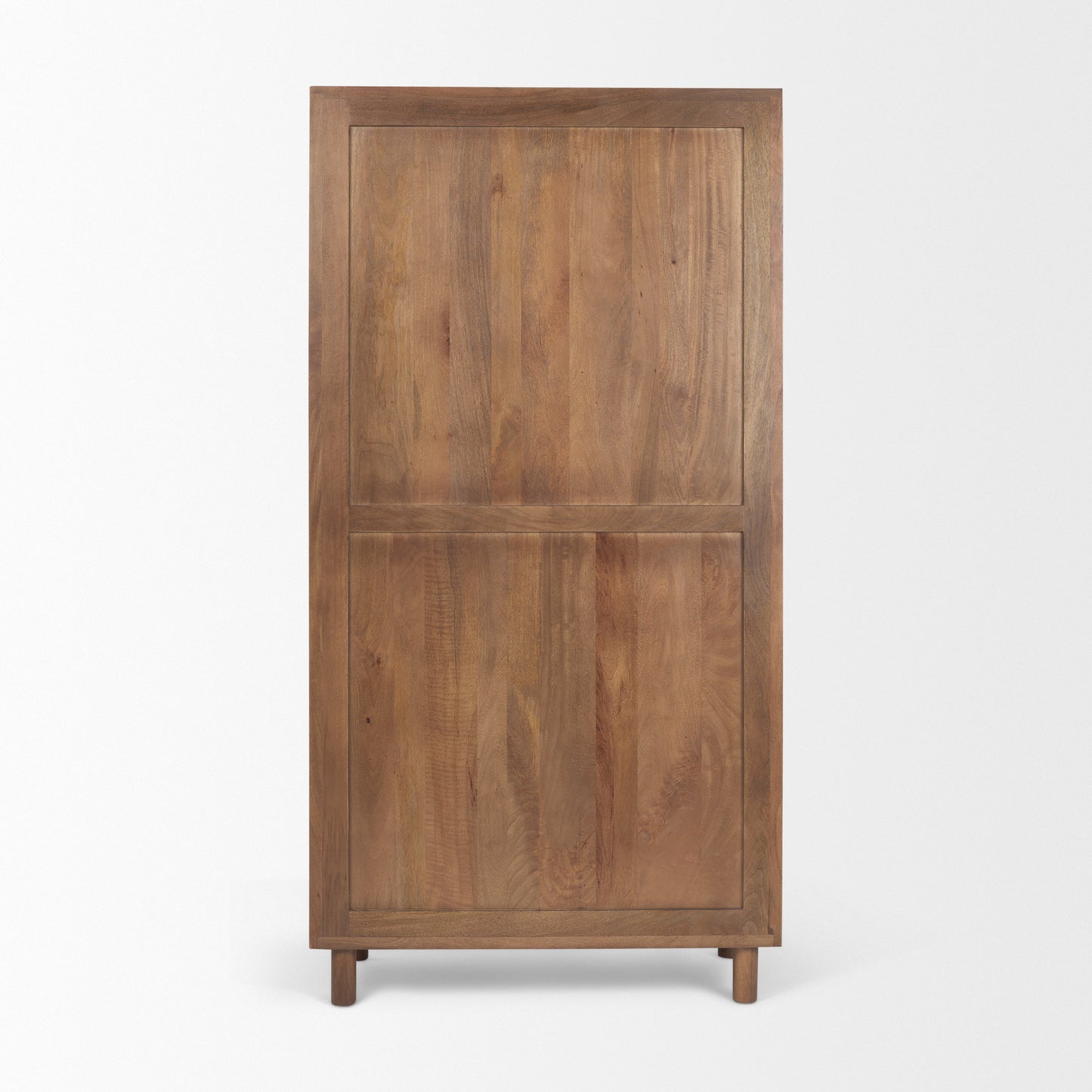 Astrid 36.0L x 17.0W x 70.0H Medium Brown Solid Wood Armoire