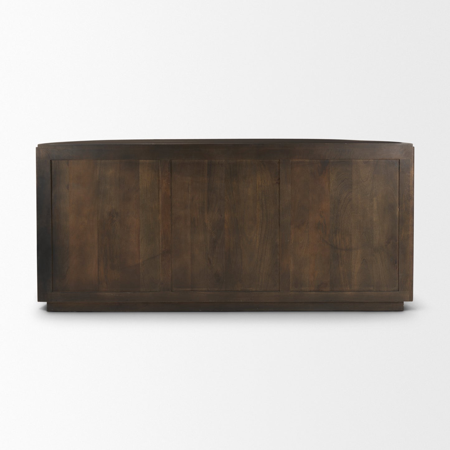 Terra 72L x 18W x 32H Dark Brown Wood Fluted Sideboard