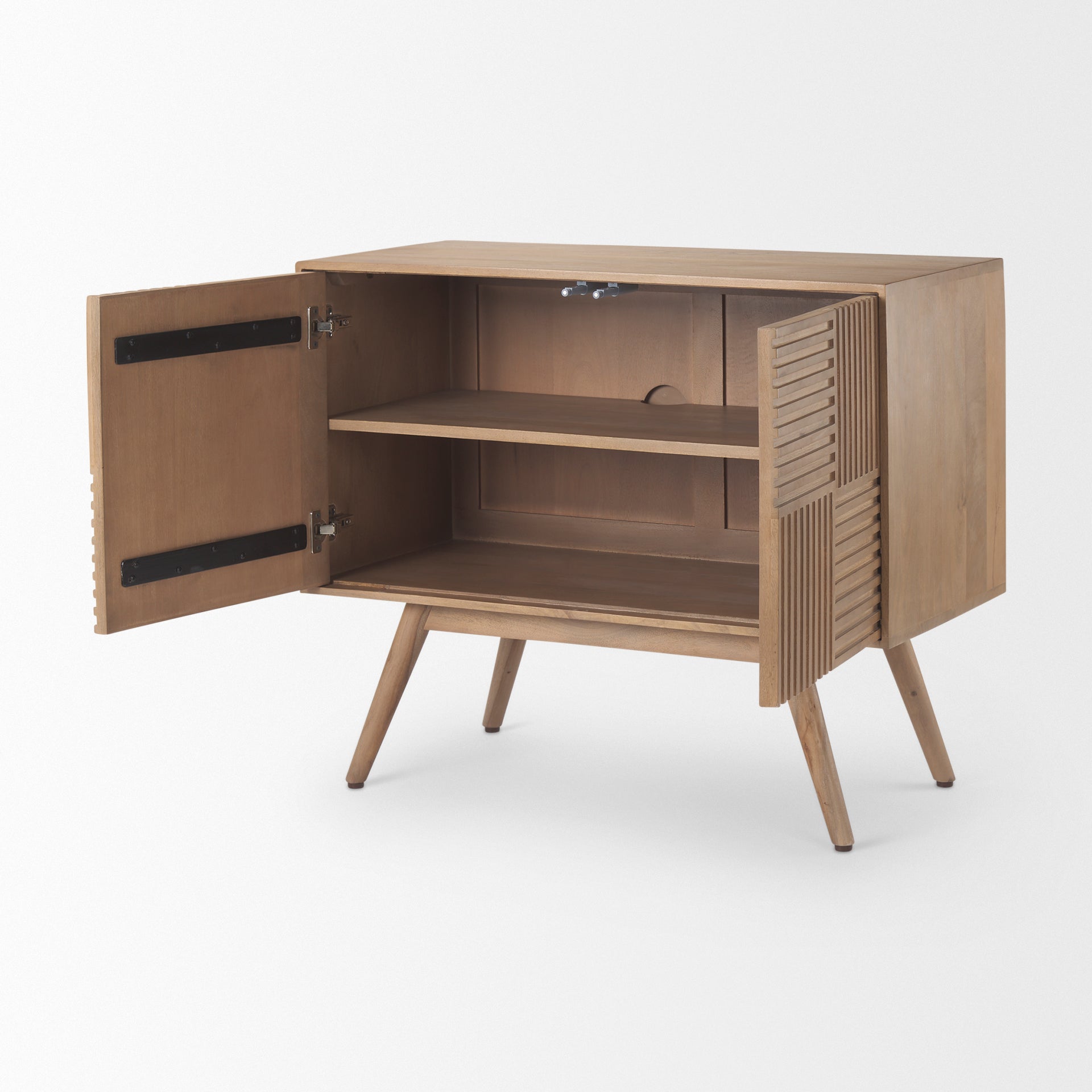 Sable Accent Cabinet Light Brown Wood - acc-chest-cabinets