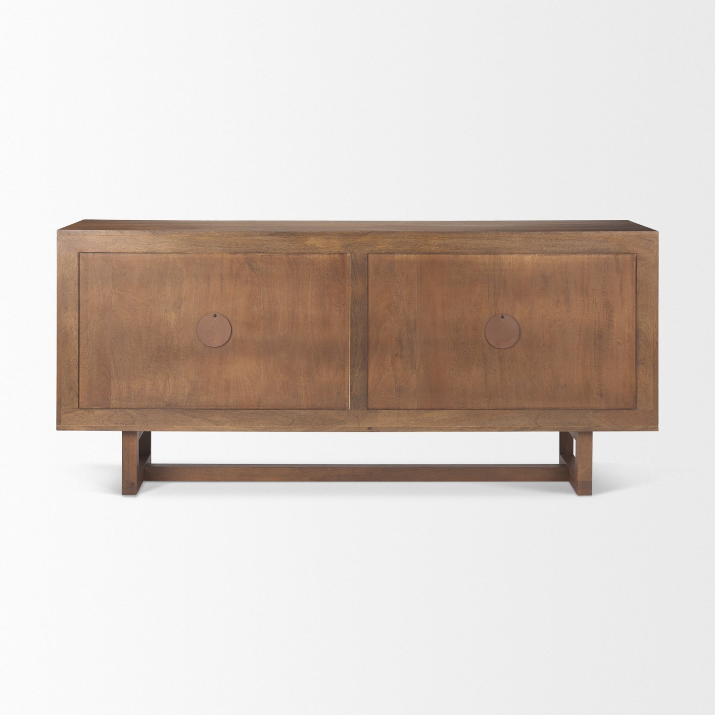 Grier Sideboard Medium Brown Wood | Cane Accent - sideboards-and-buffets