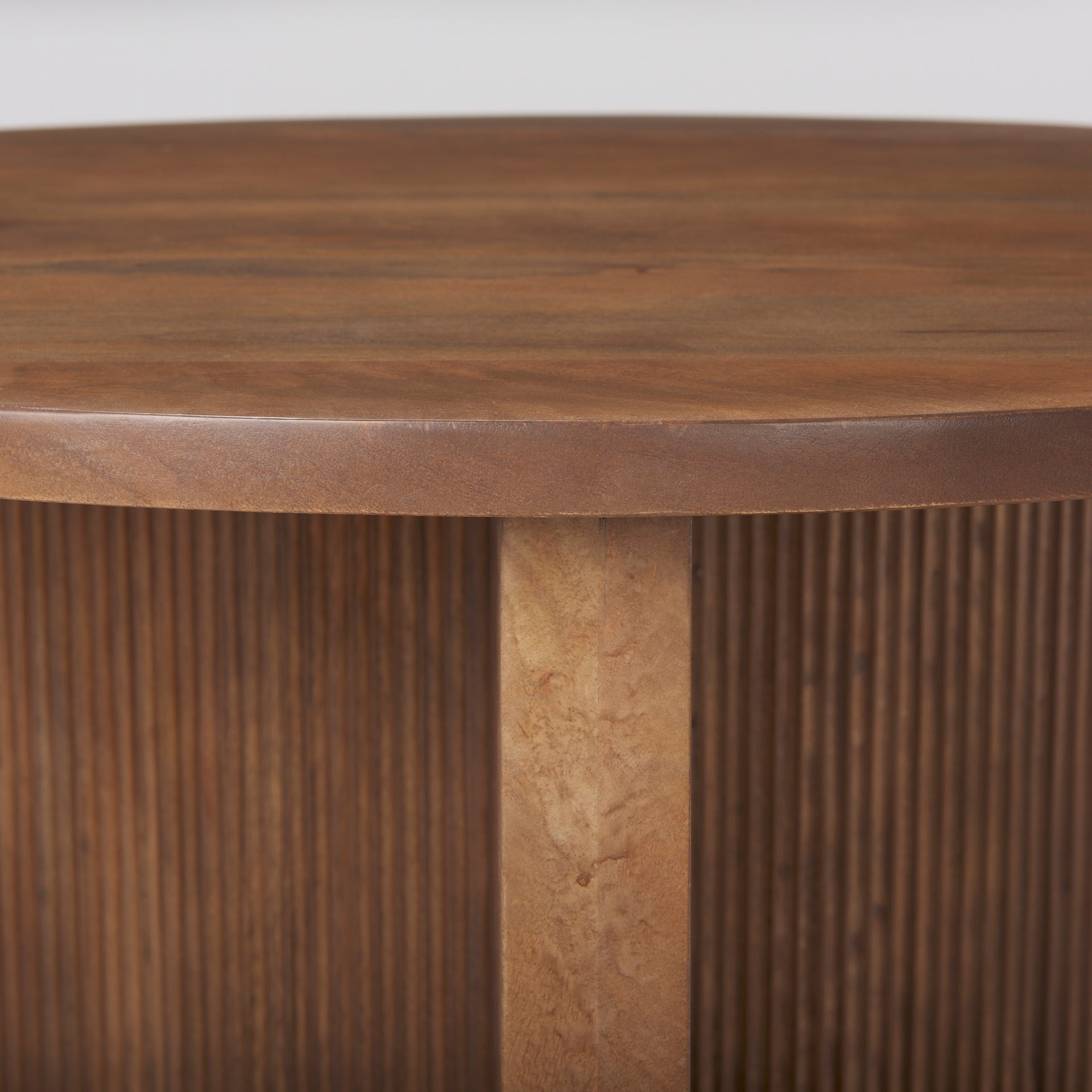 Enzo Accent Table Medium Brown Wood - accent-tables