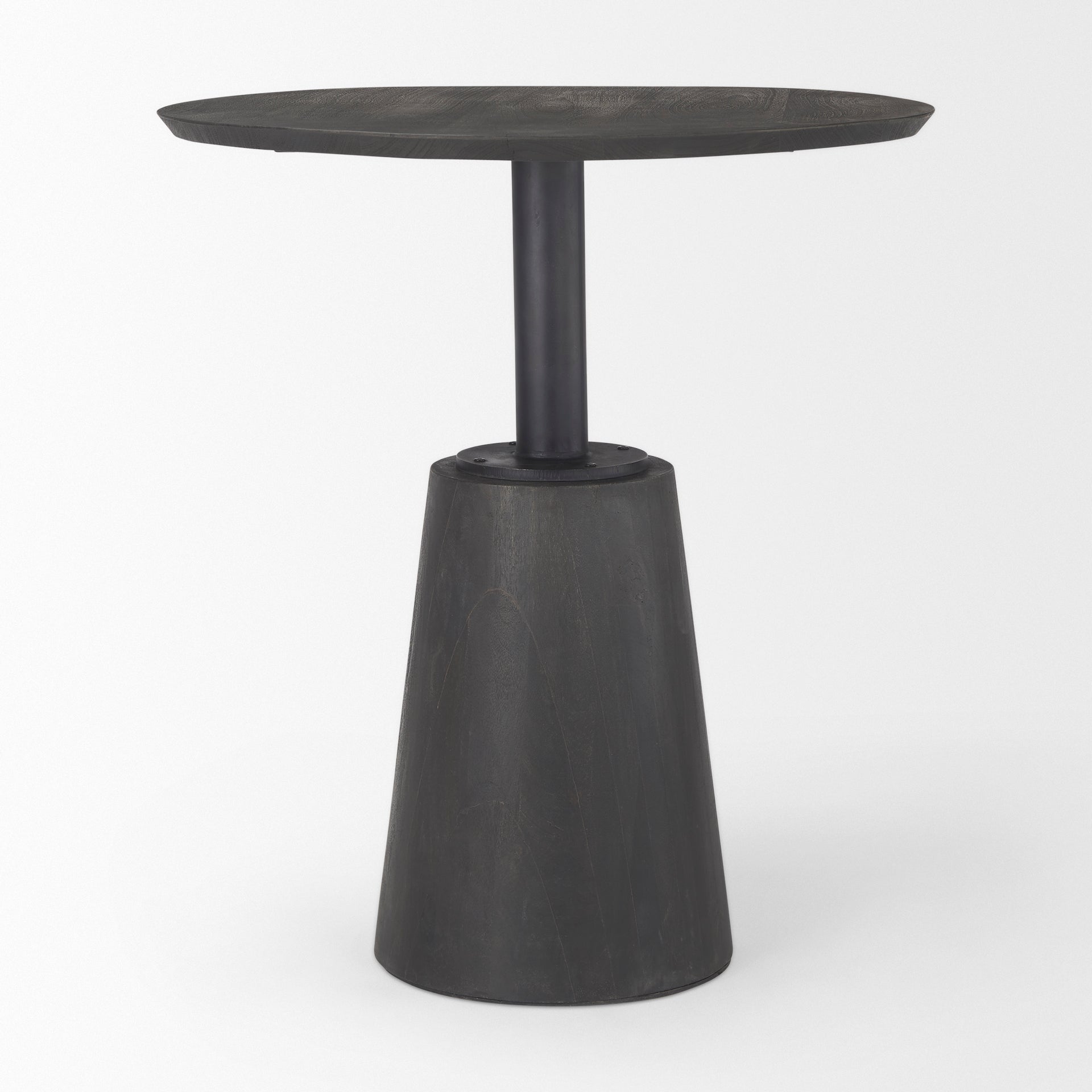 Maxwell Bistro Table Black-Brown Wood - dining-table