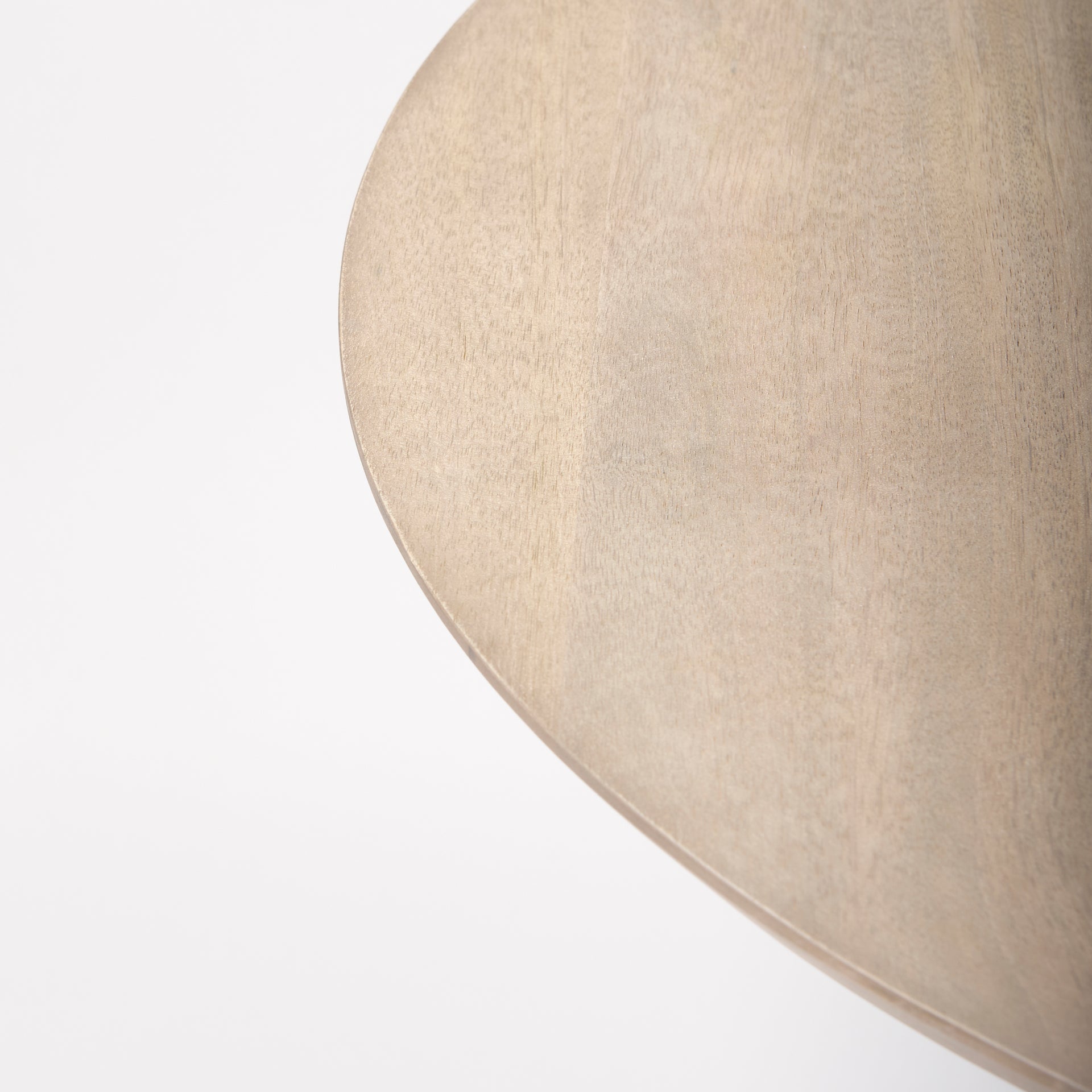 Maxwell Bistro Table Light Wood | Gold Accent - dining-table