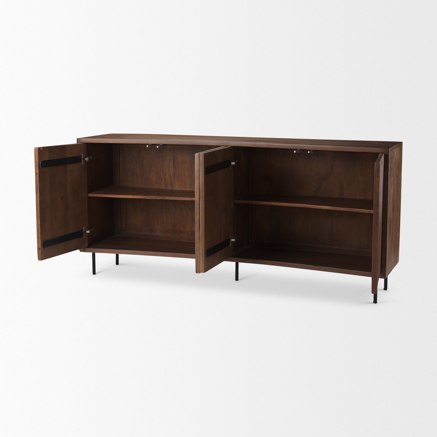 Lance Sideboard Medium Brown Wood - sideboards-and-buffets