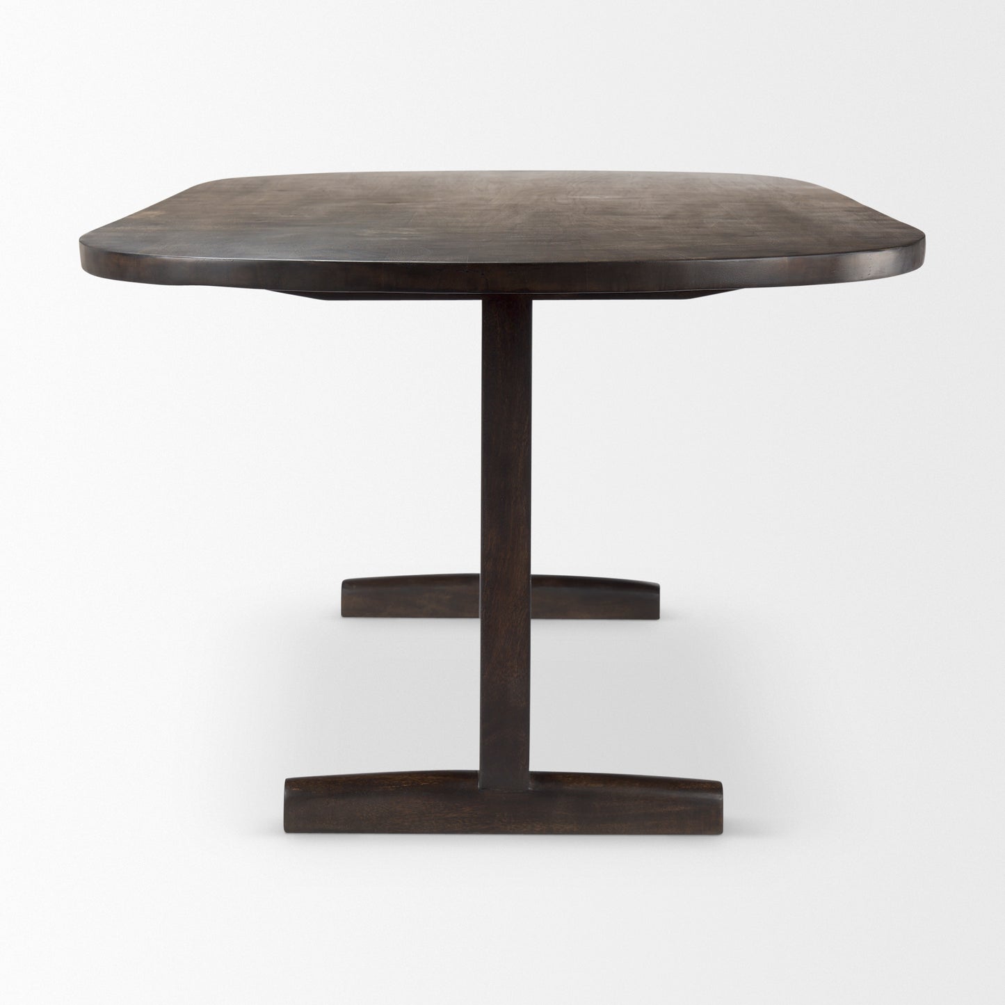 Viktor Dining Table Dark Brown Wood | 94L - dining-table