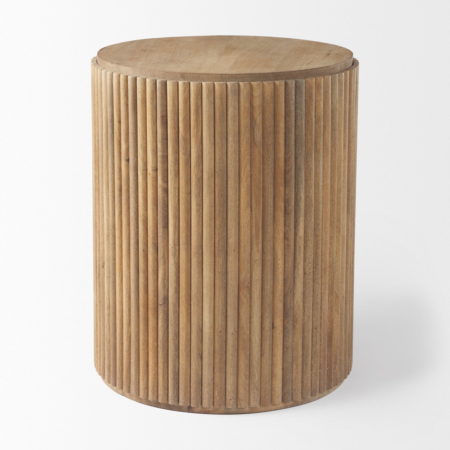 Terra Side Table Light Brown Wood - end-and-side-tables