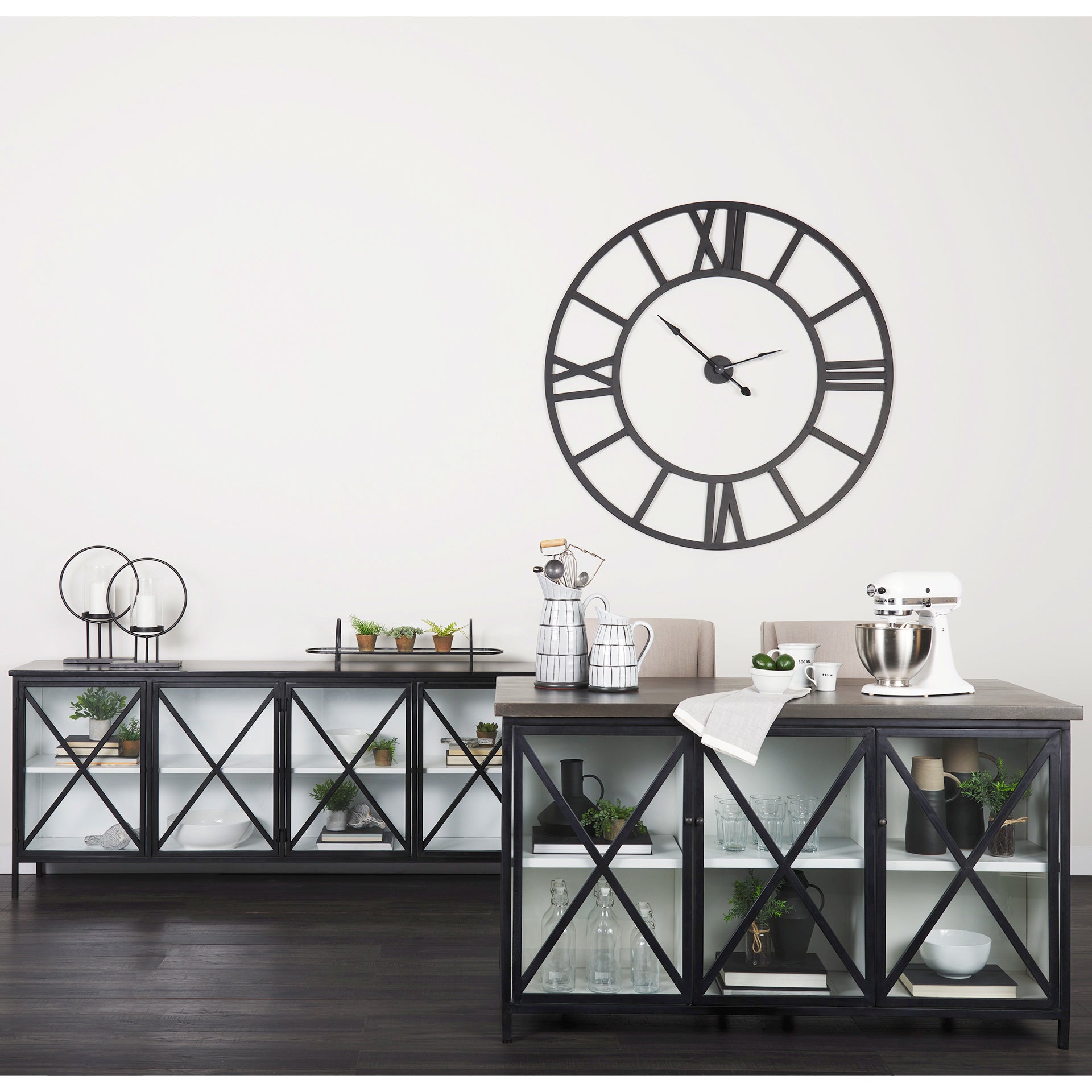 Aurelia Sideboard Black Metal - sideboards-and-buffets