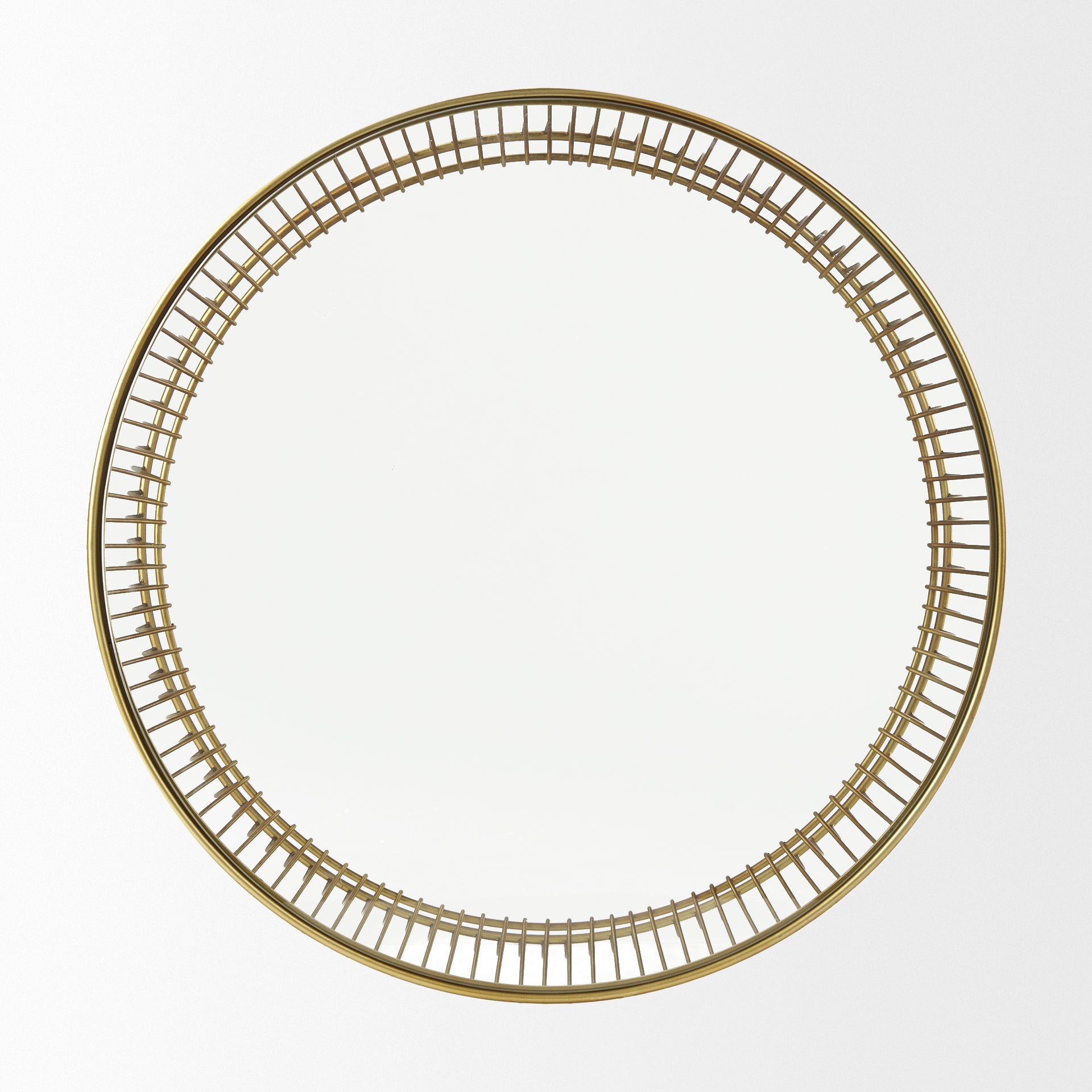 Shani Round Gold Metal w/ Glass Coffee Table