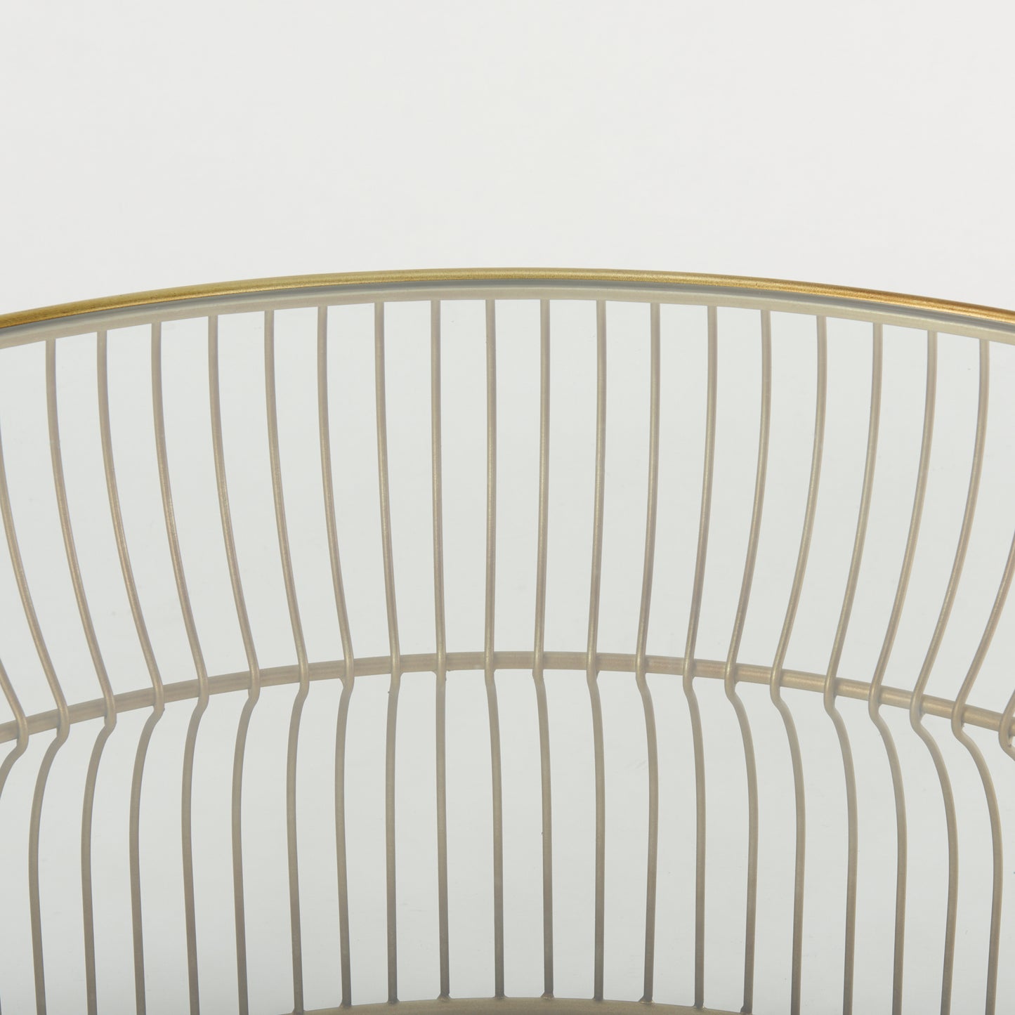 Shani Round Gold Metal w/ Glass Coffee Table