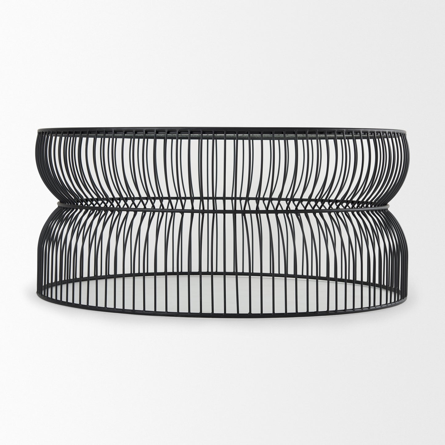 Shani Coffee Table Black Metal | Glass - coffee-tables