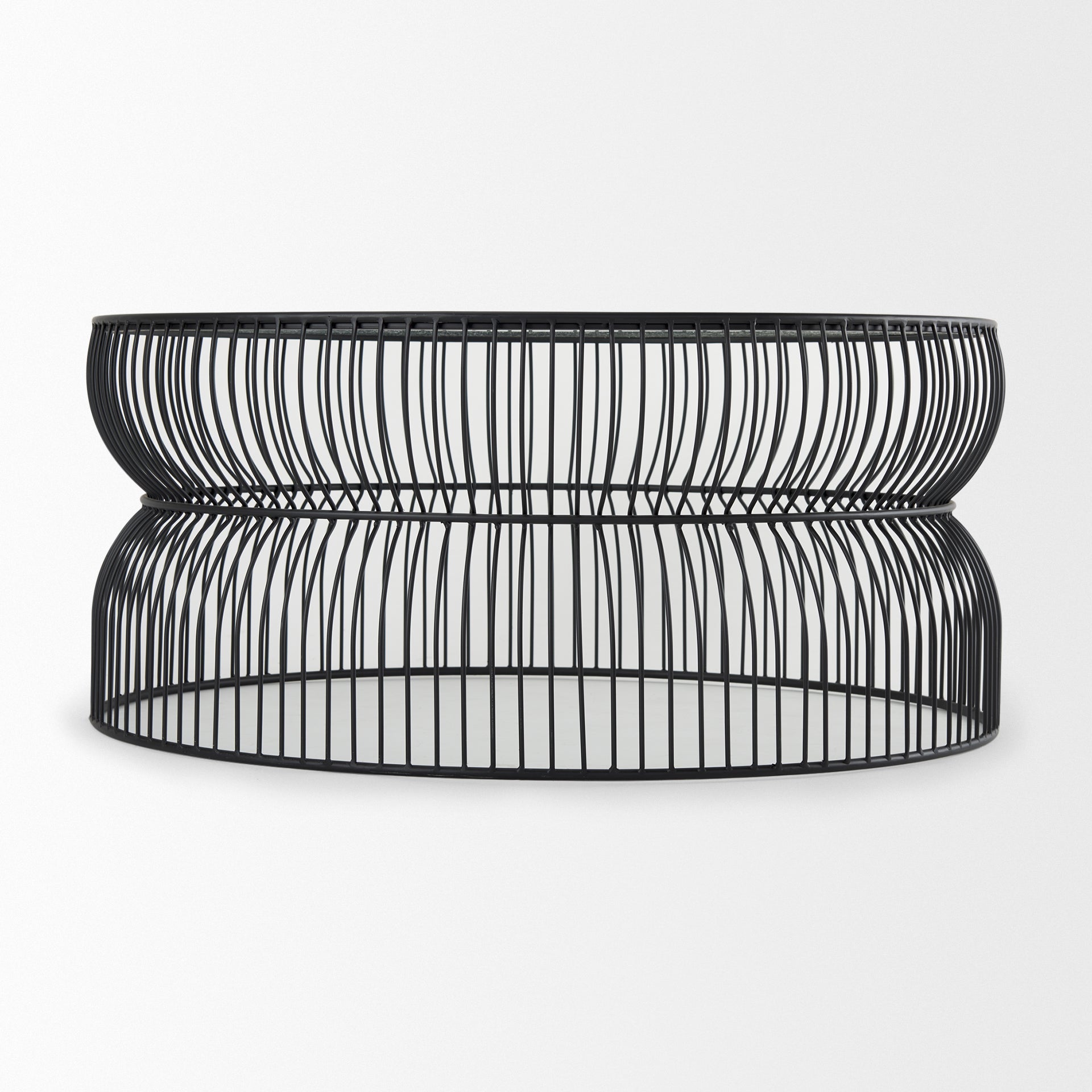 Shani Coffee Table Black Metal | Glass - coffee-tables