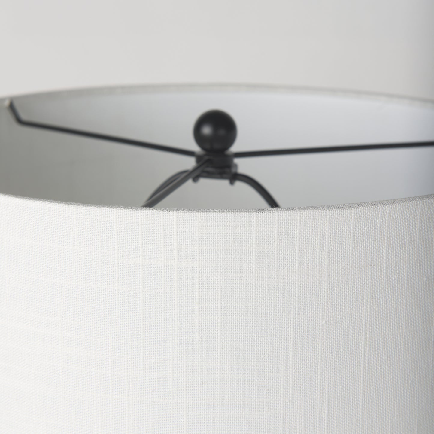 Sarah Table Lamp Black Metal | White Shade - table-lamps