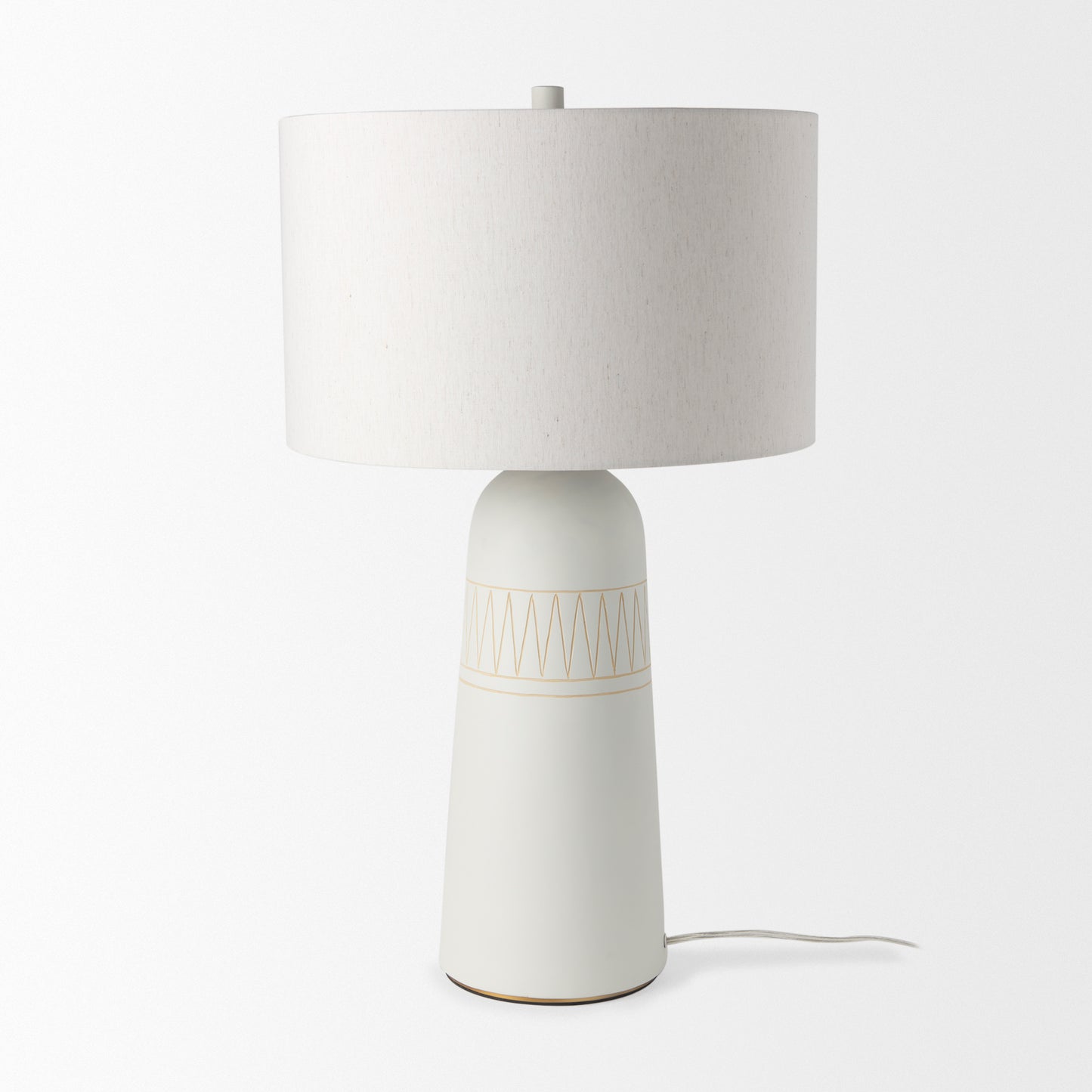 Javier Table Lamp Light Base | Cream Shade - table-lamps