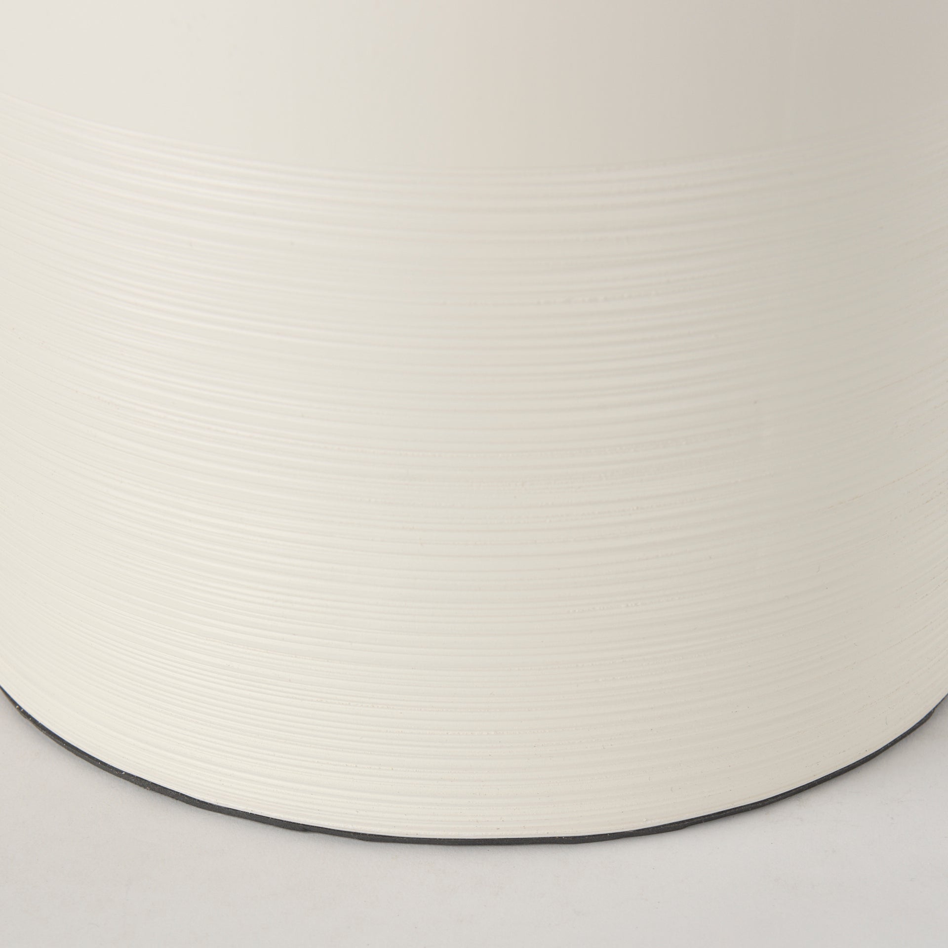 Cato 20.0L x 20.0W x 33.5H Cream Base W/White Shade Table Lamp