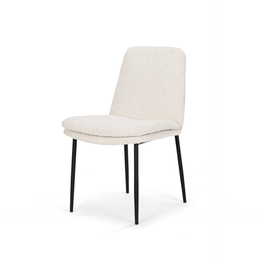 Eve Dining Chair Cream Boucle - dining-chairs