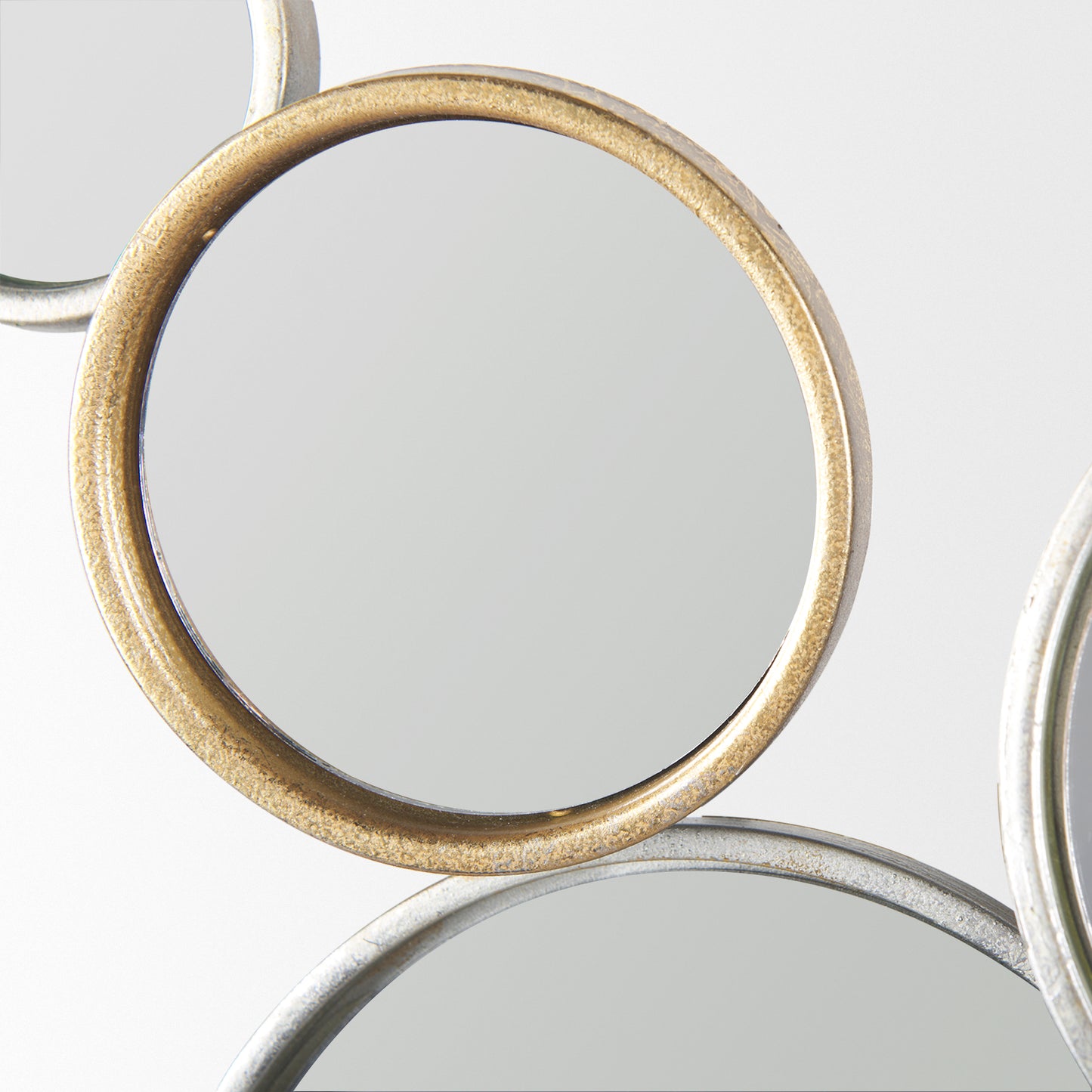 Halenday Wall Mirror Gold Metal - wall-mirrors-grouped