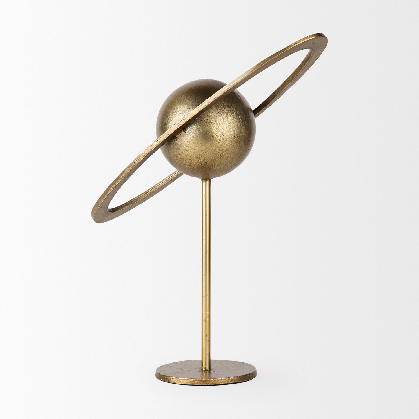 Atlas 15.0L x 7.0W x 16.0H Gold Metal Solar System Ornament