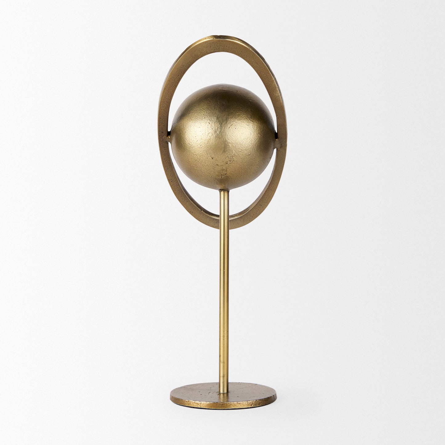 Atlas 15.0L x 7.0W x 16.0H Gold Metal Solar System Ornament