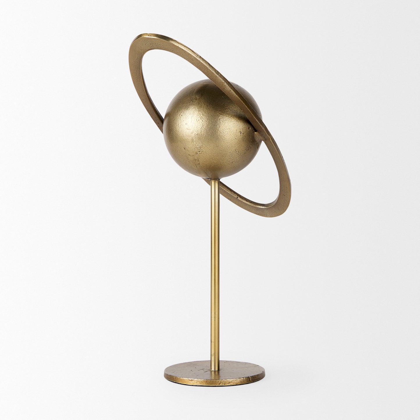 Atlas 15.0L x 7.0W x 16.0H Gold Metal Solar System Ornament