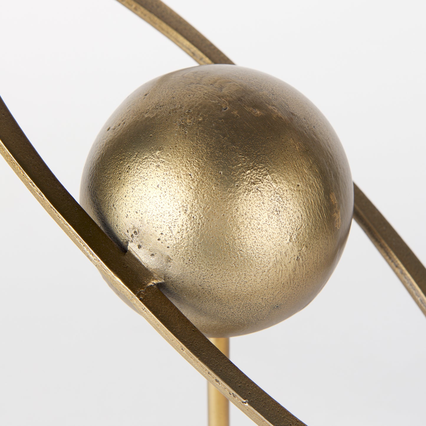 Atlas 15.0L x 7.0W x 16.0H Gold Metal Solar System Ornament