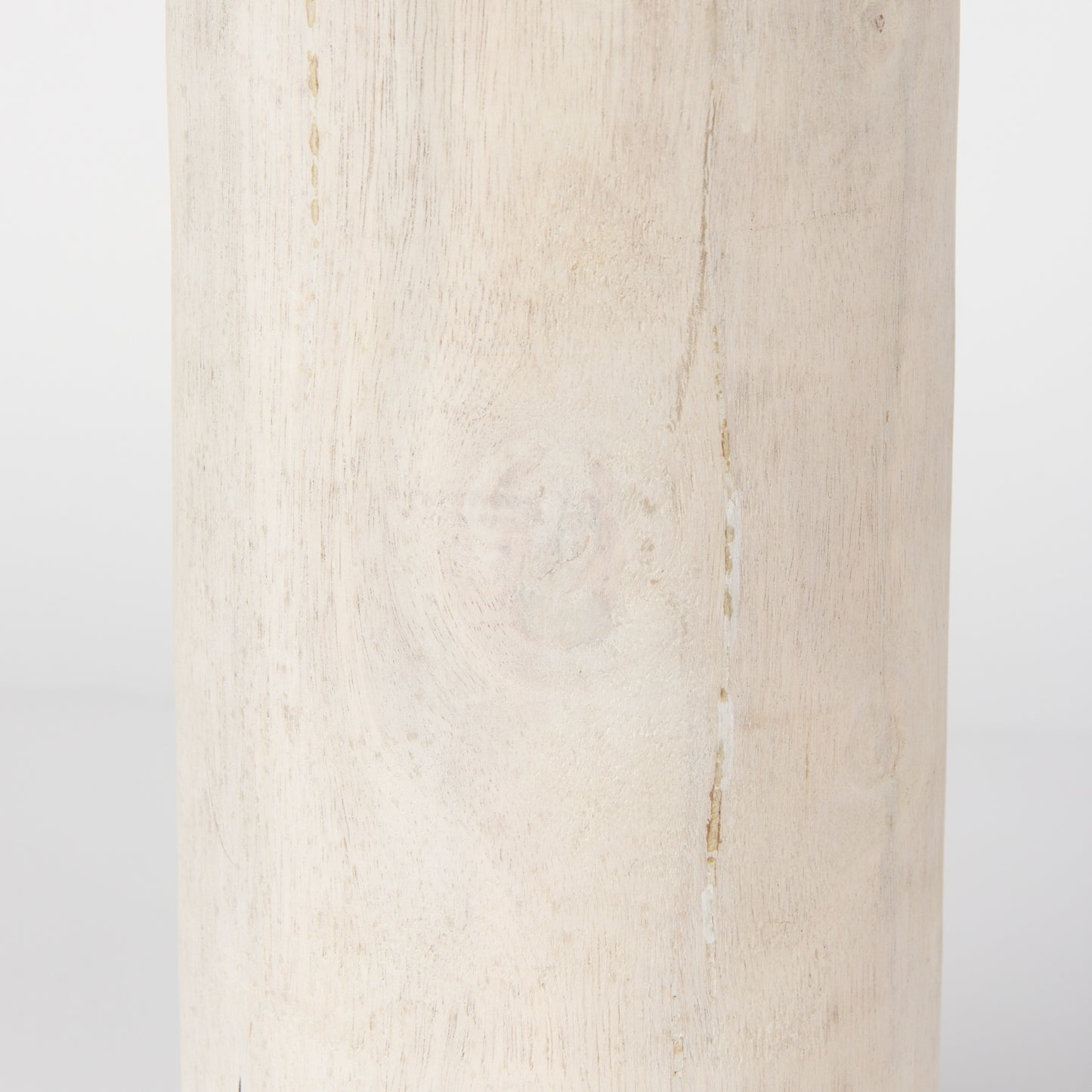 Knox Tall White-Wash Wood Decorative Object