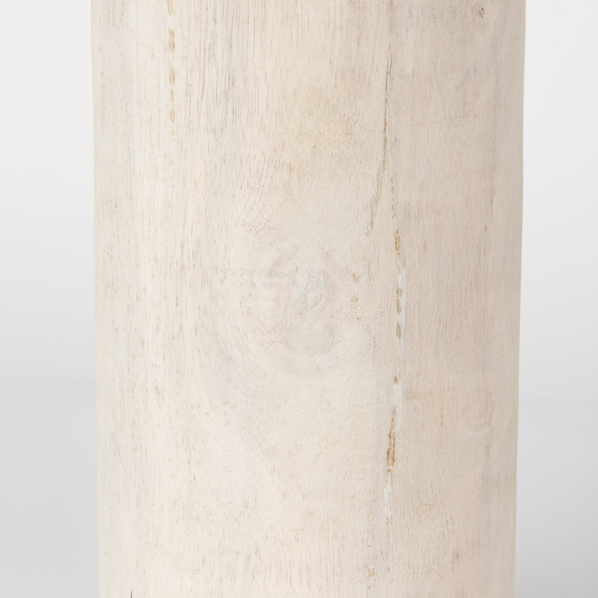 Knox Tall White-Wash Wood Decorative Object