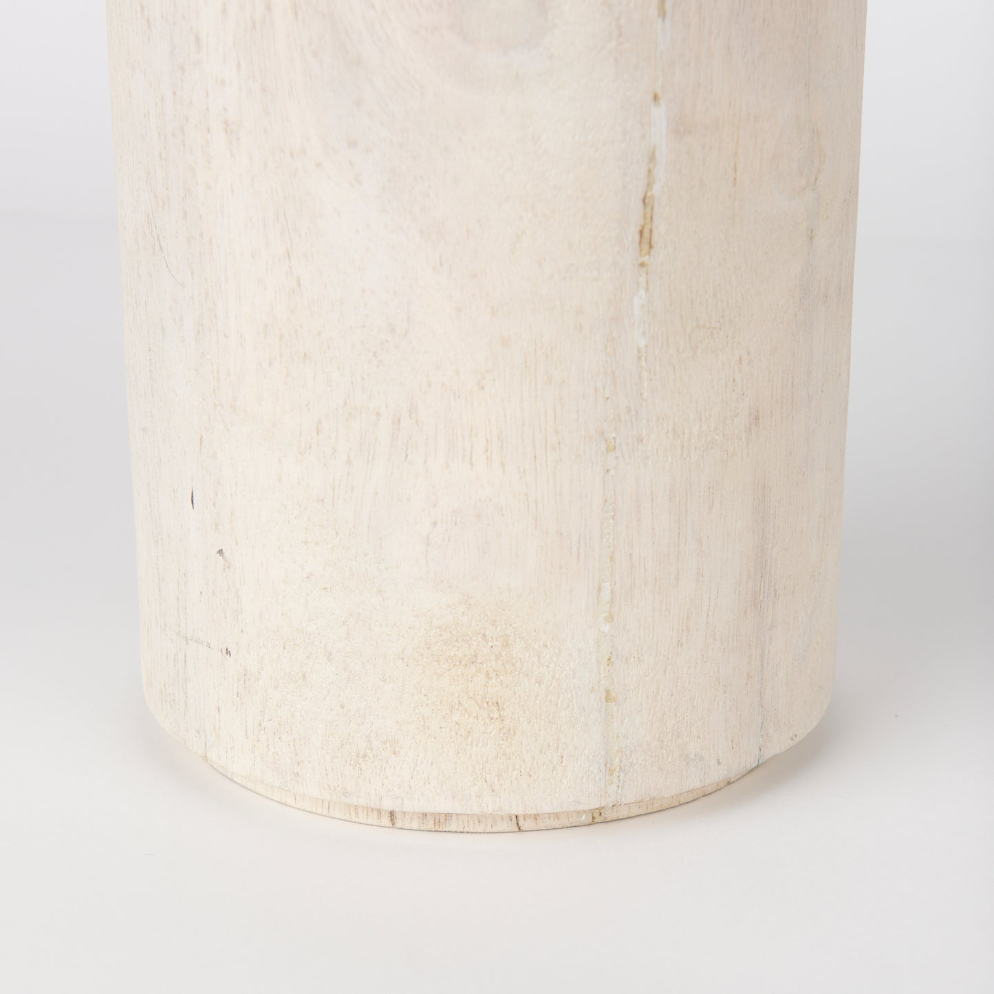 Knox Tall White-Wash Wood Decorative Object